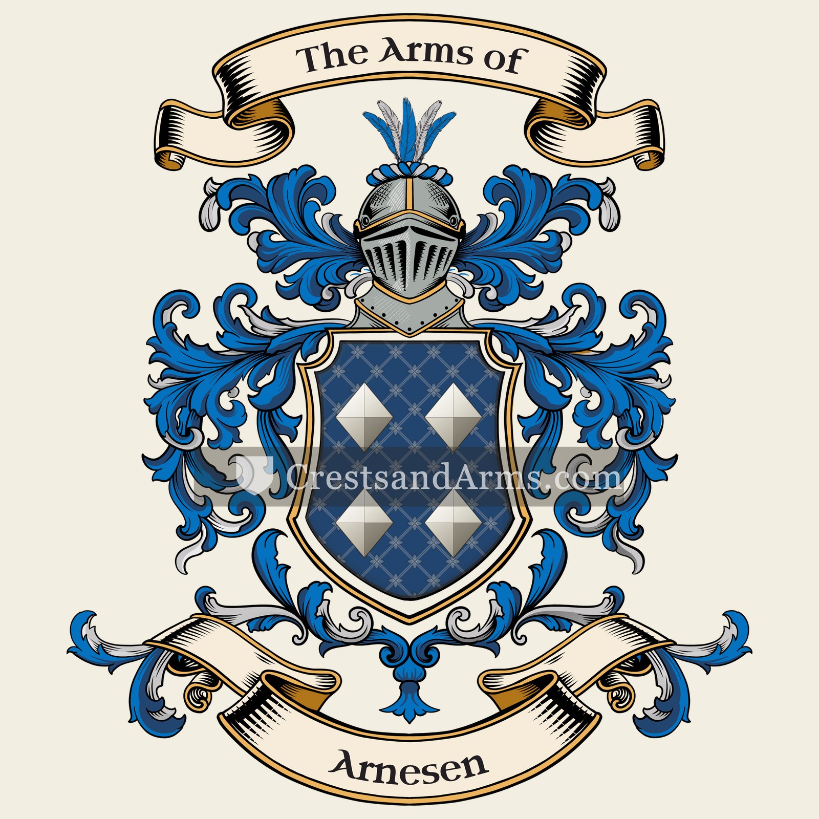 The Arnesen coat of arms