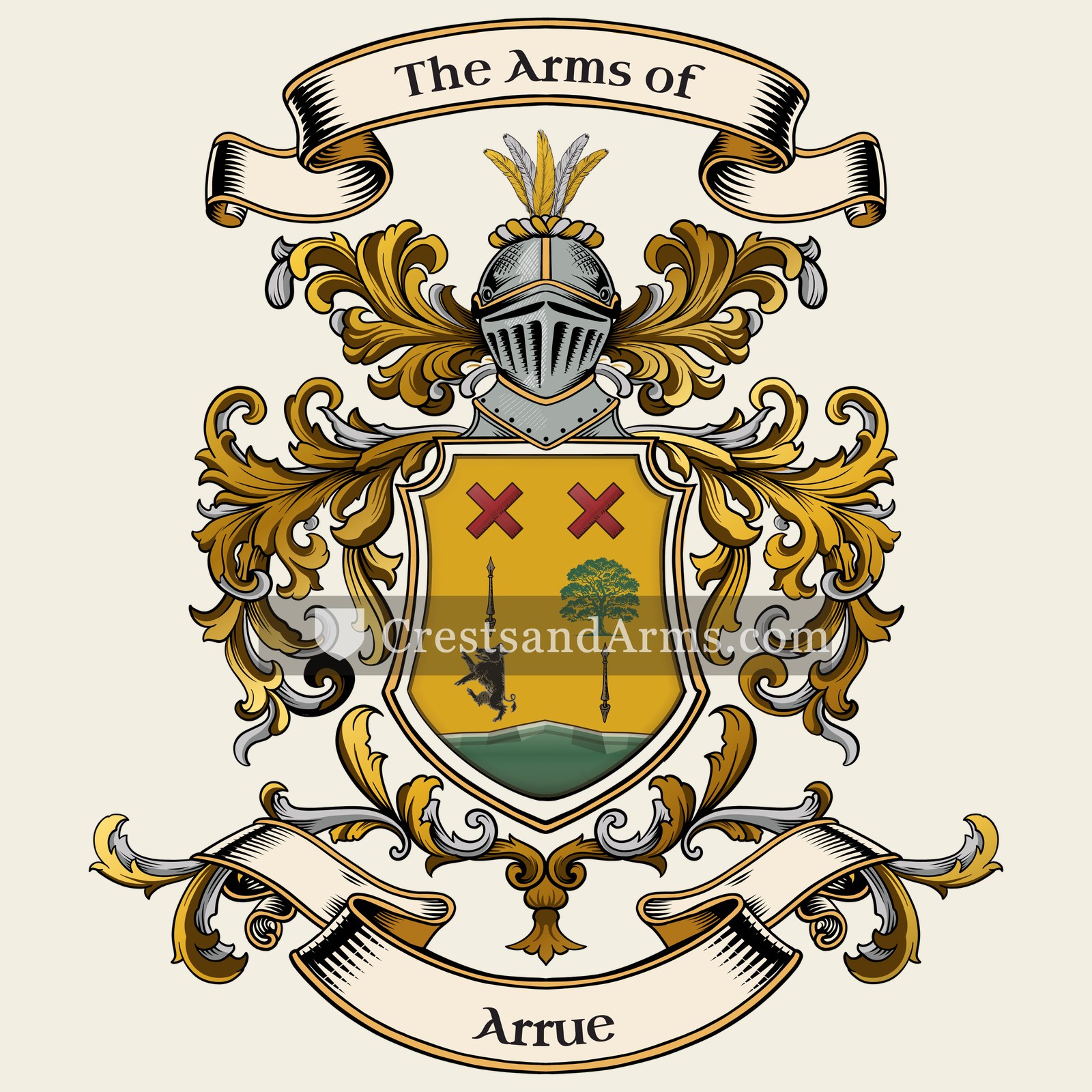 The Arrue coat of arms