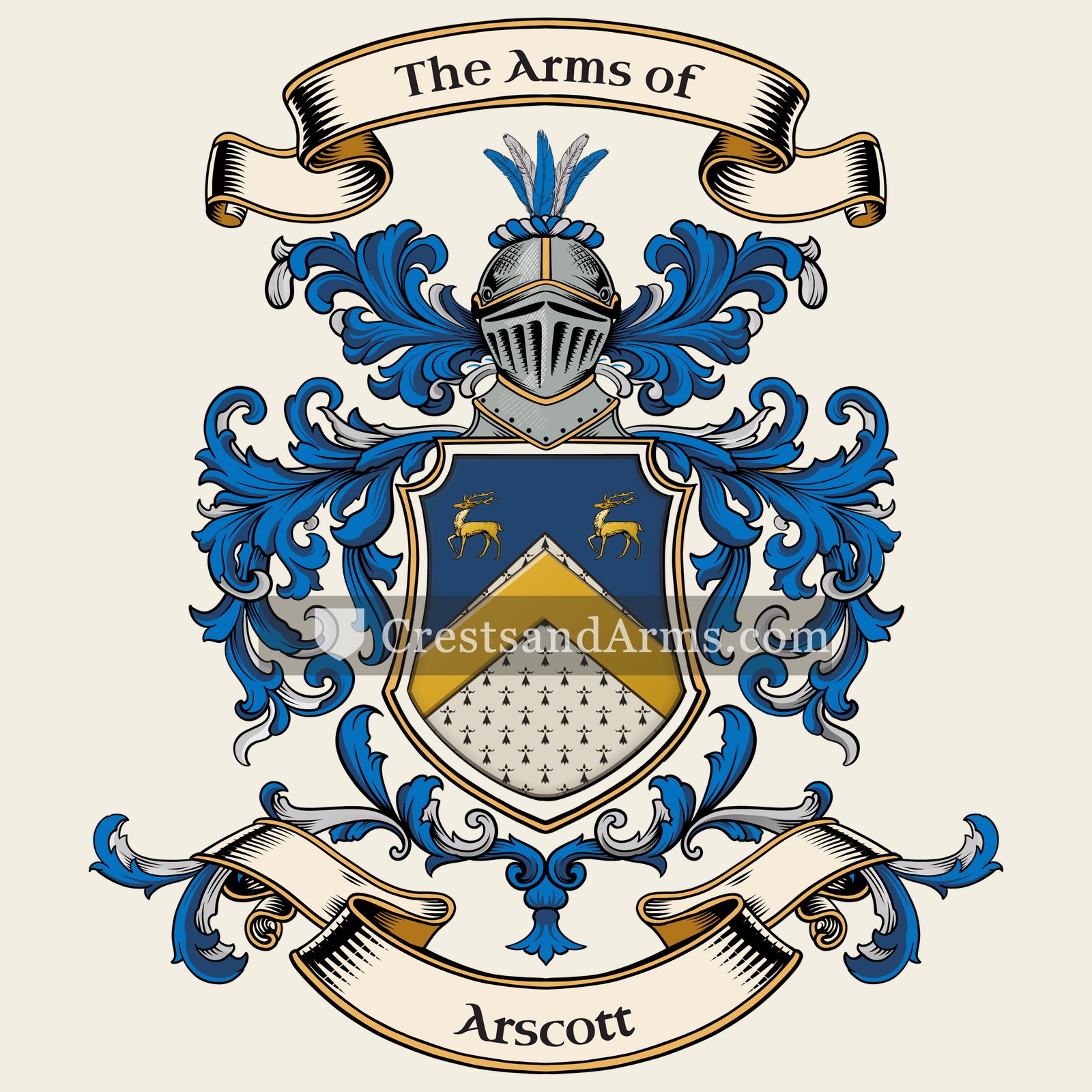 The Arscott coat of arms
