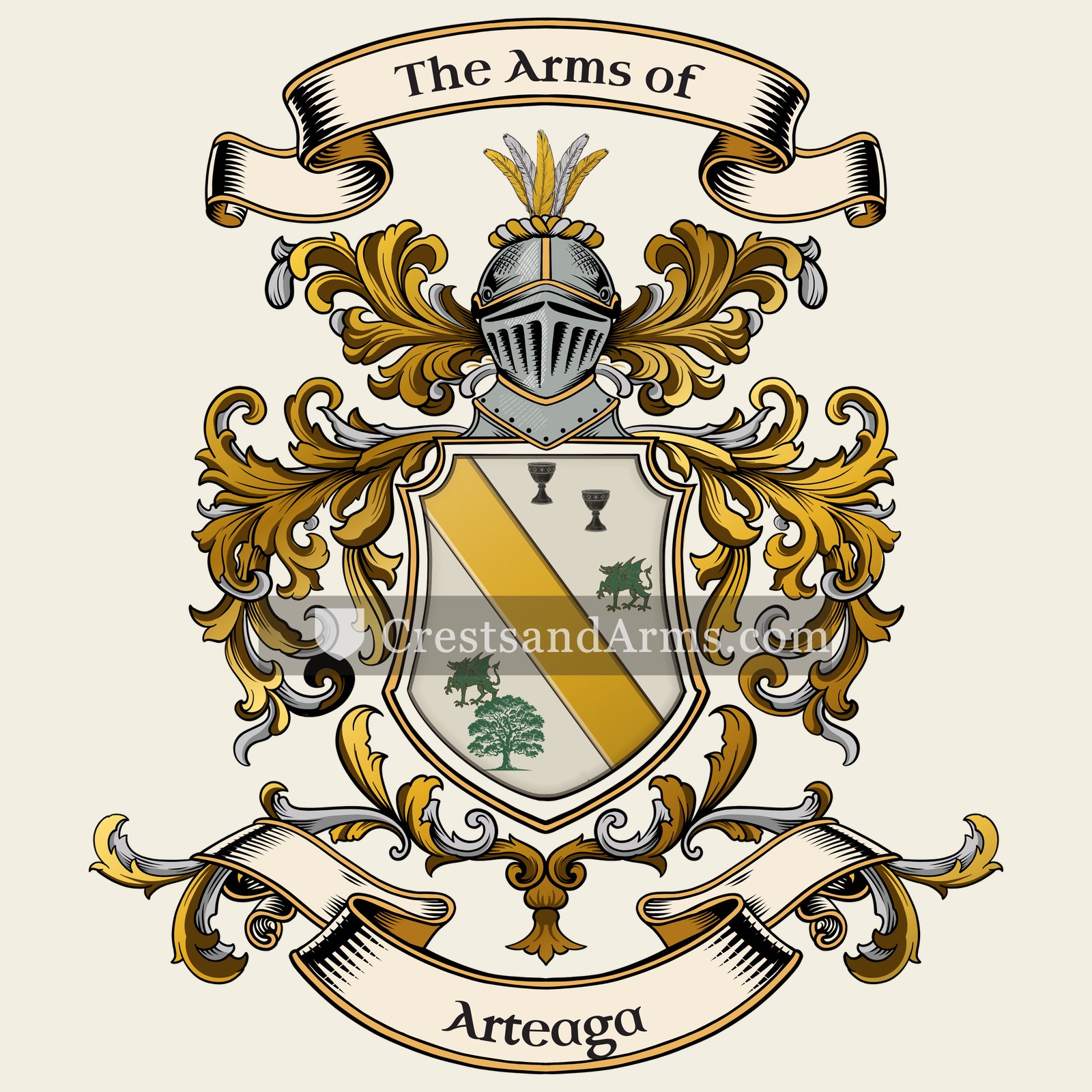 The Arteaga coat of arms