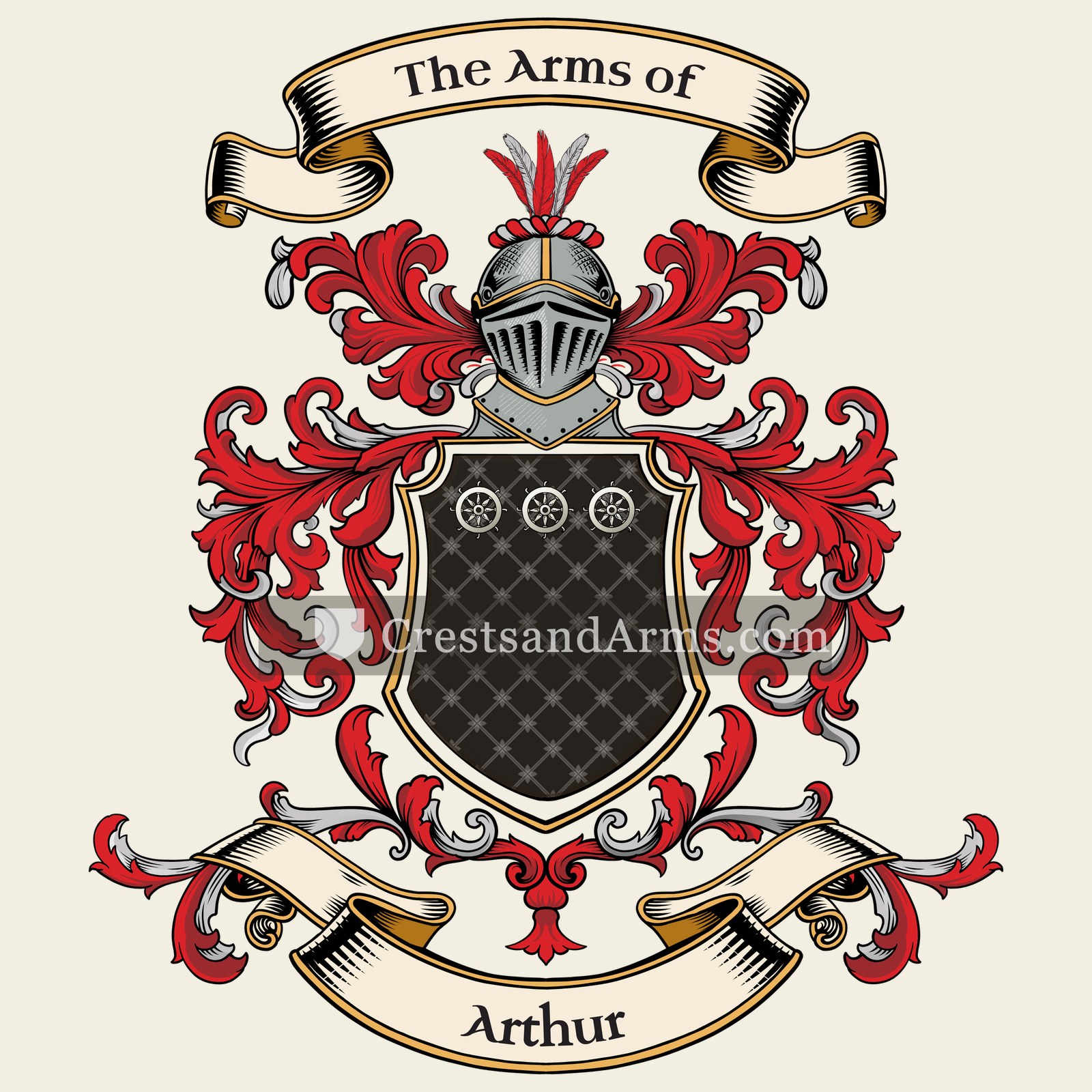 The Arthur coat of arms