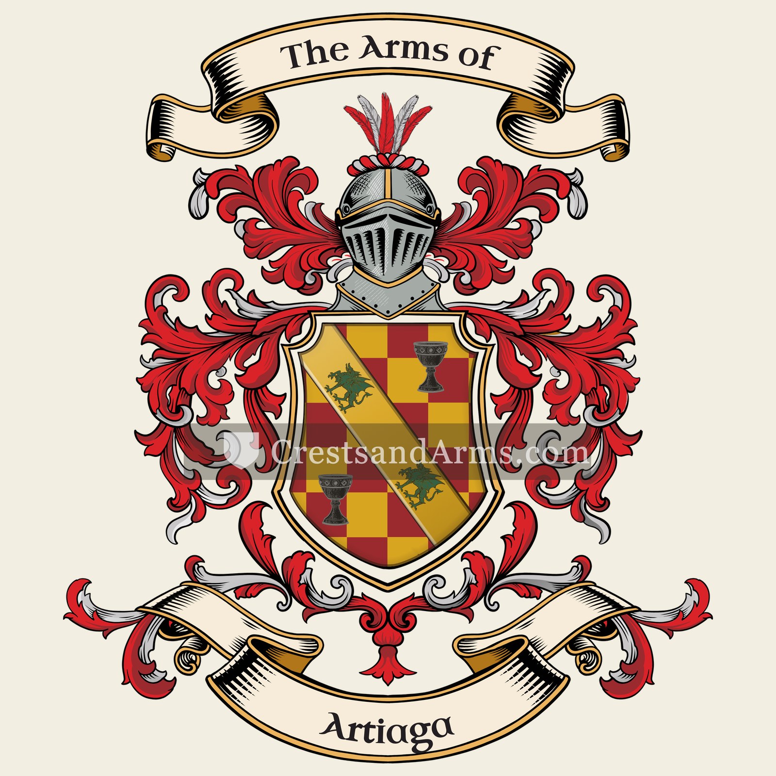 The Artiaga coat of arms