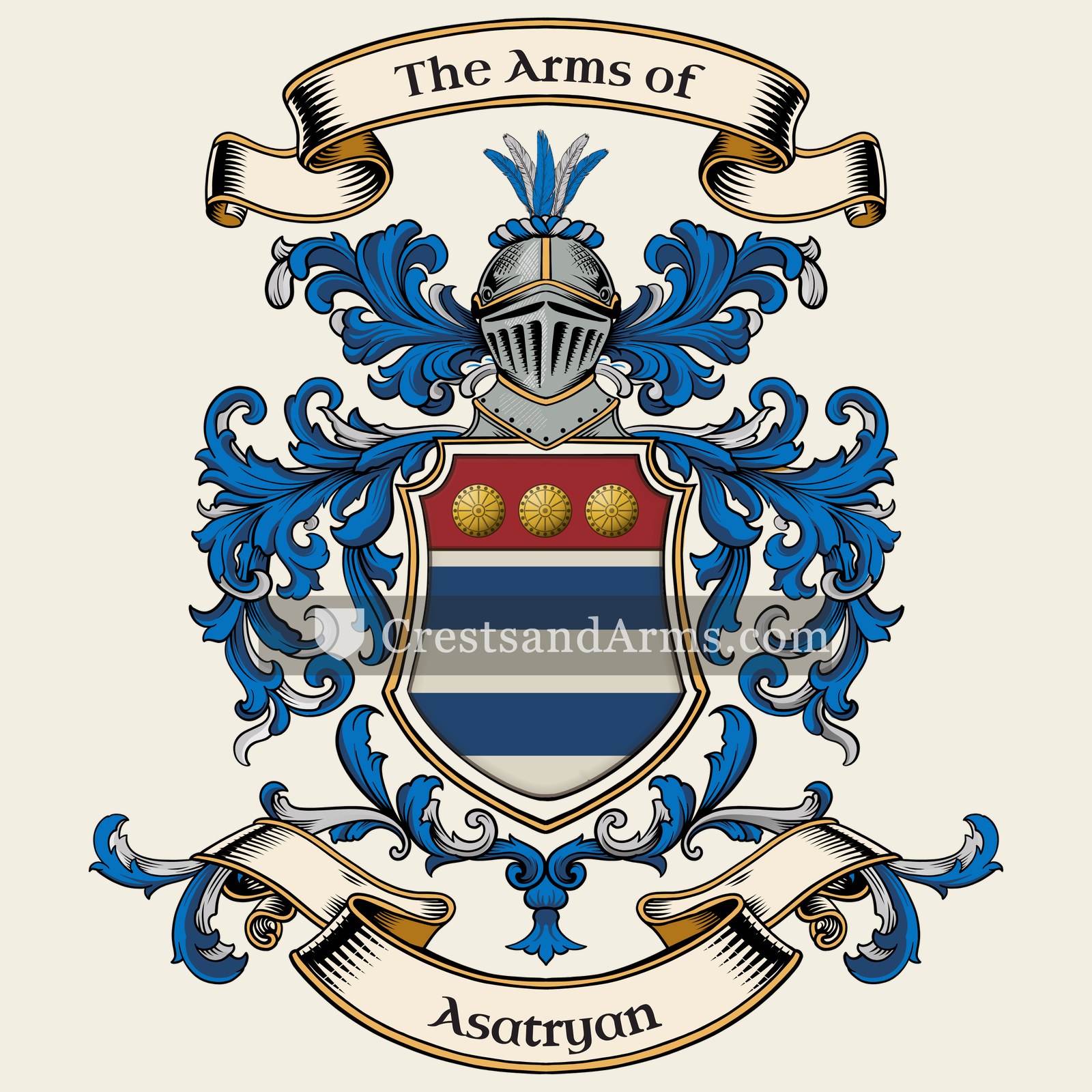 The Asatryan coat of arms