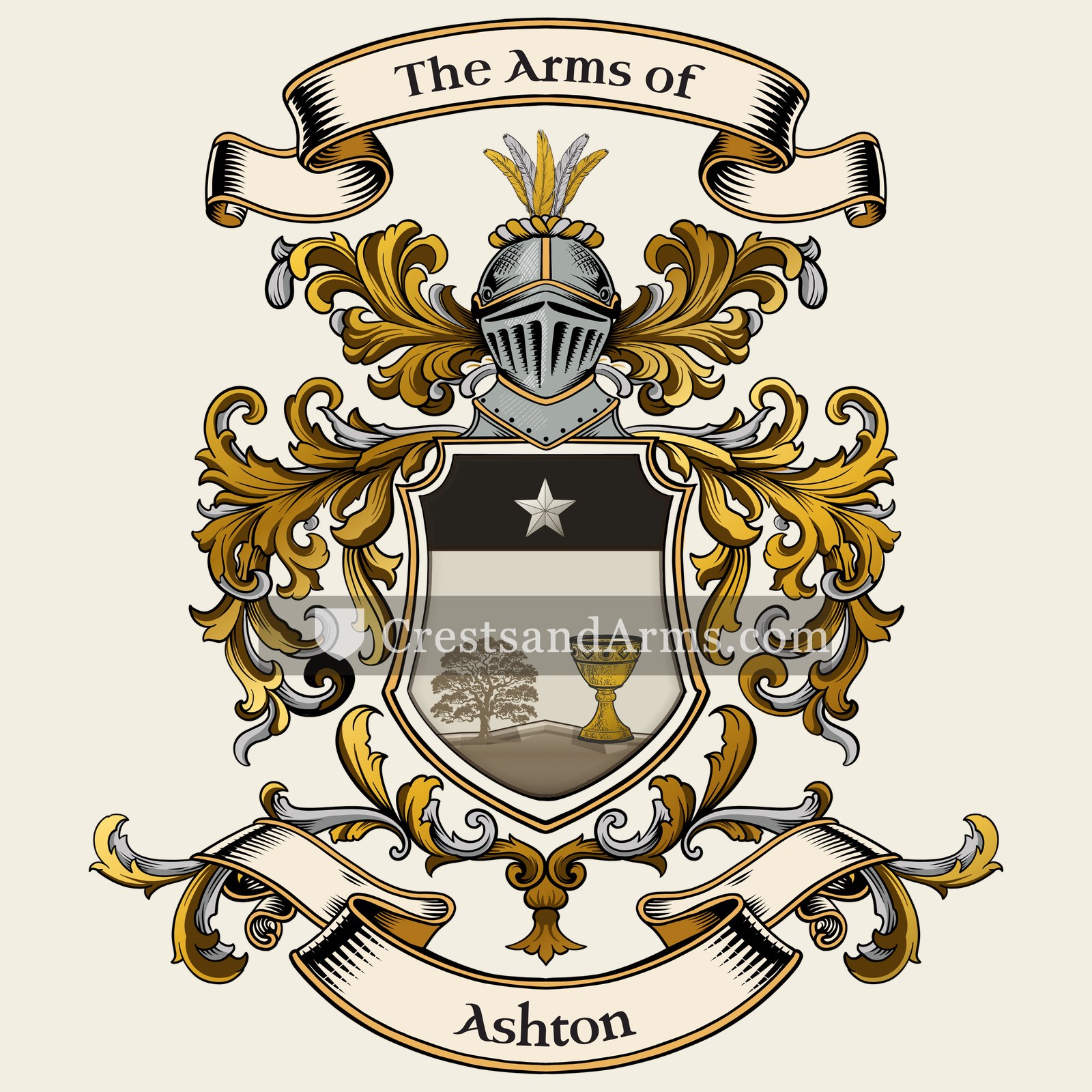 The Ashton coat of arms