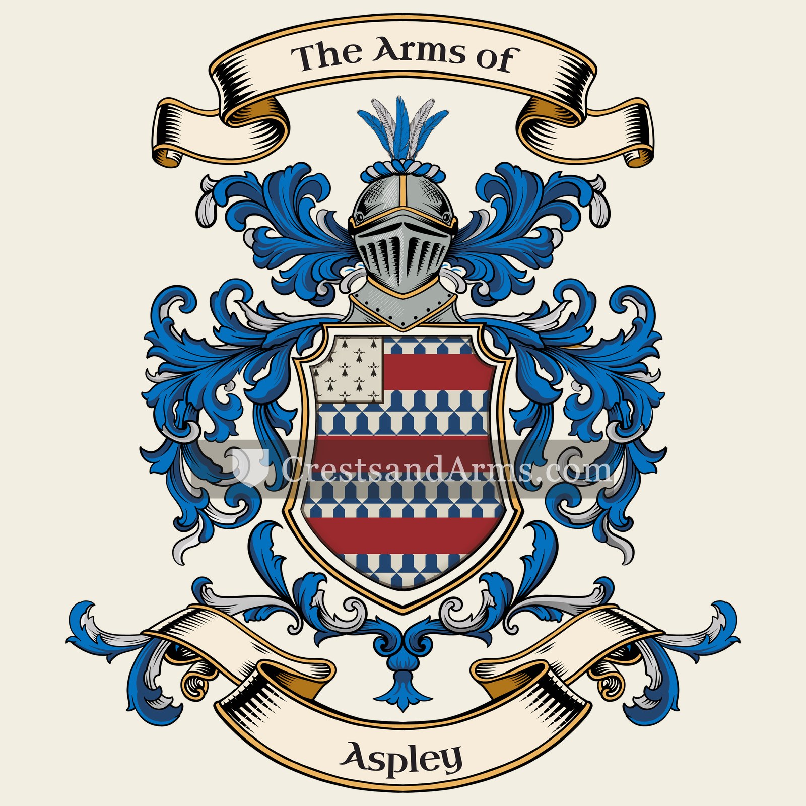 The Aspley coat of arms