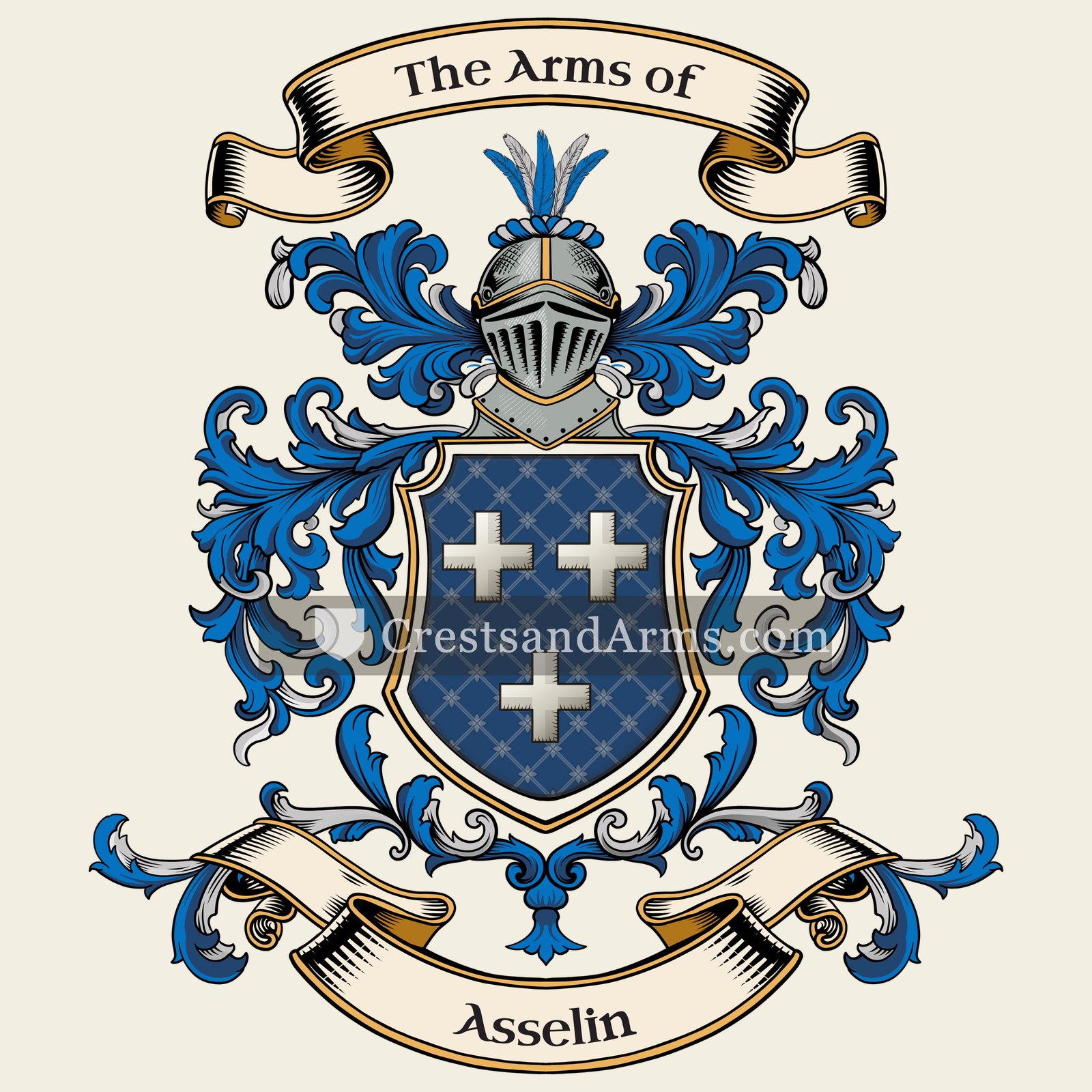 The Asselin coat of arms