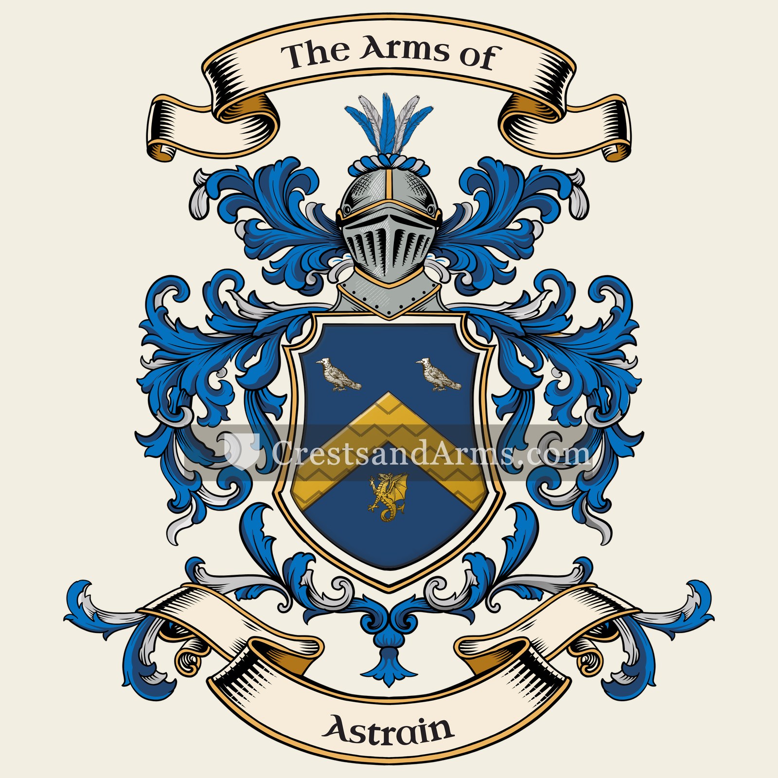 The Astrain coat of arms