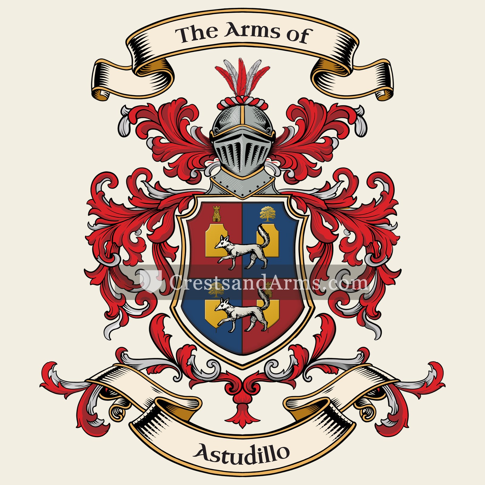 The Astudillo coat of arms
