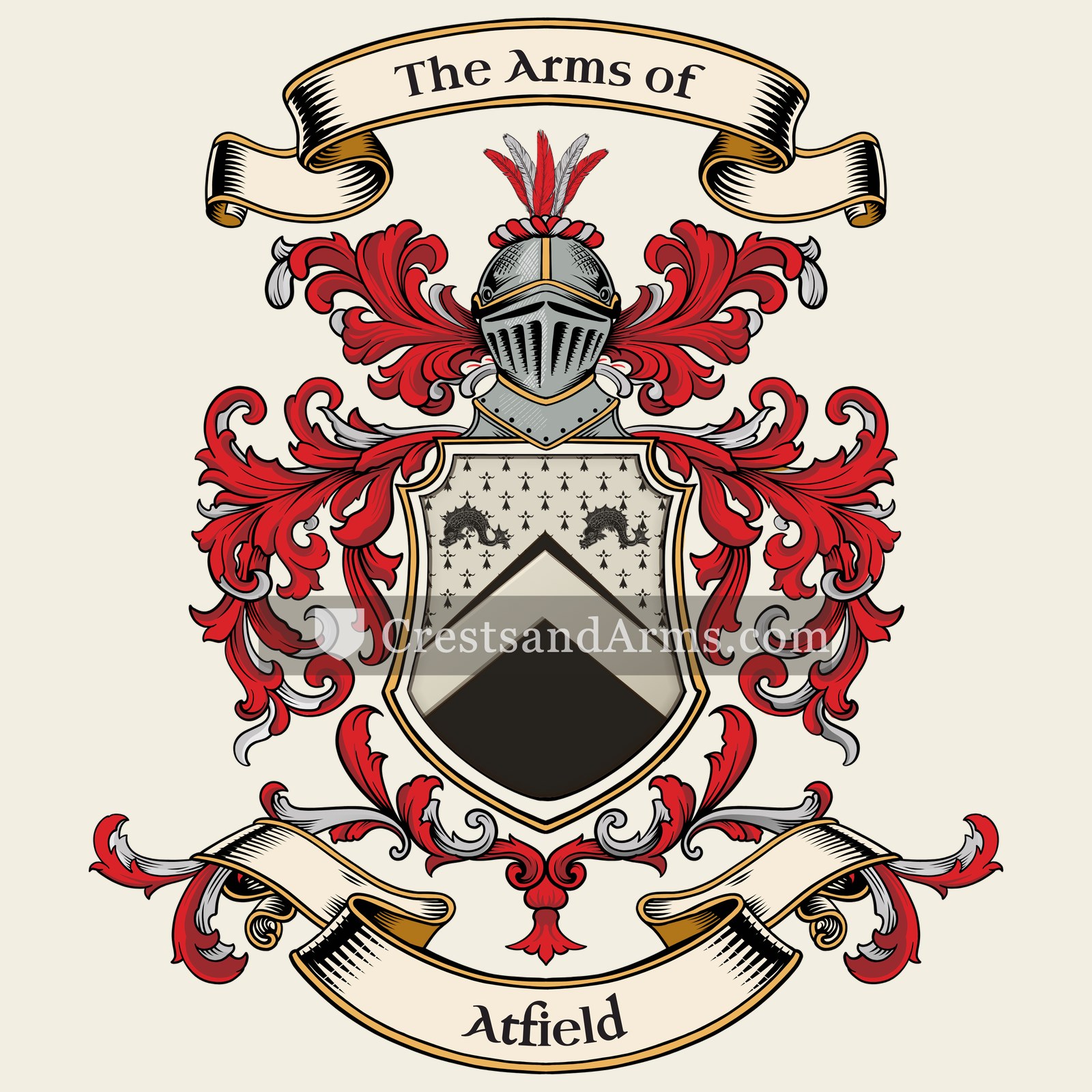 The Atfield coat of arms