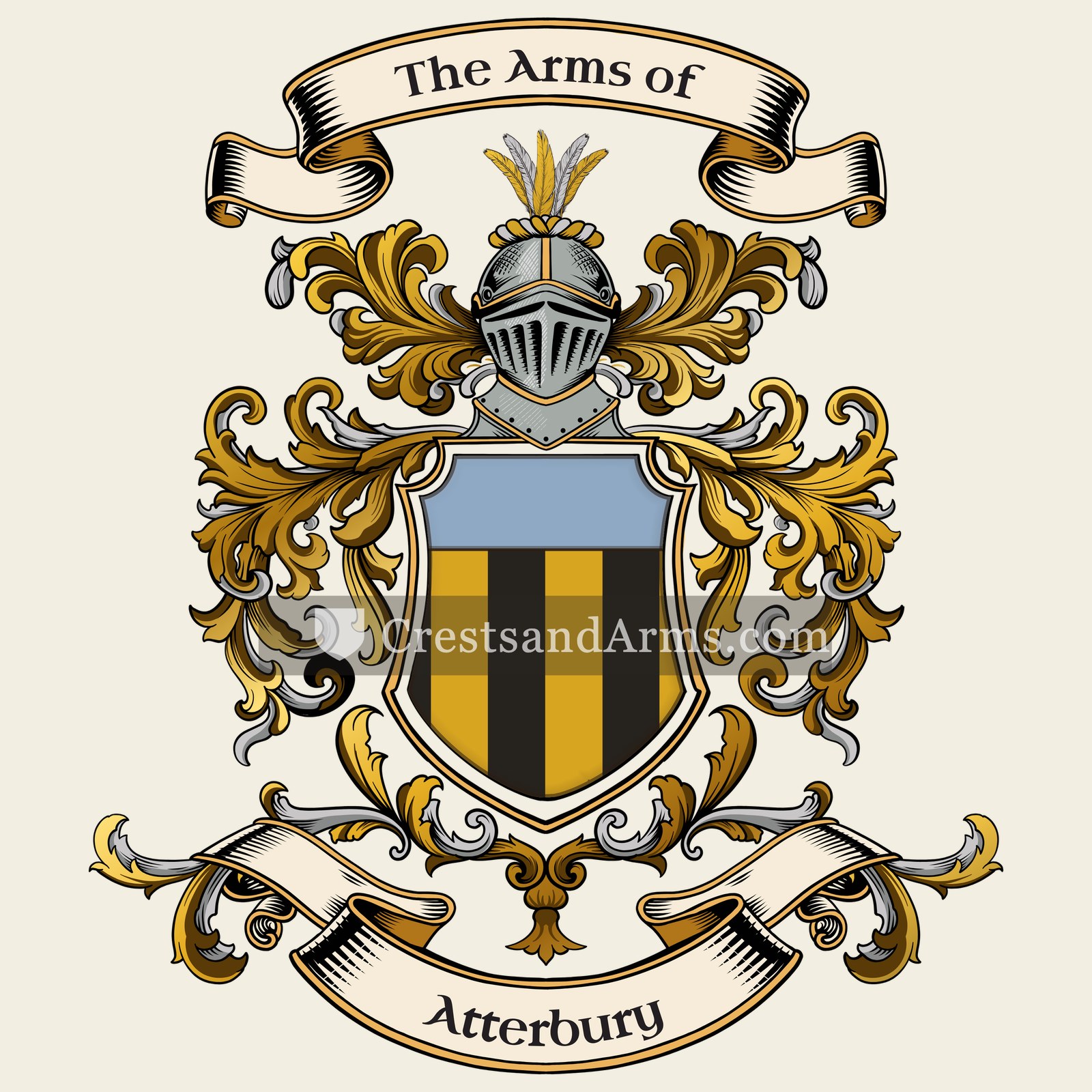 The Atterbury coat of arms