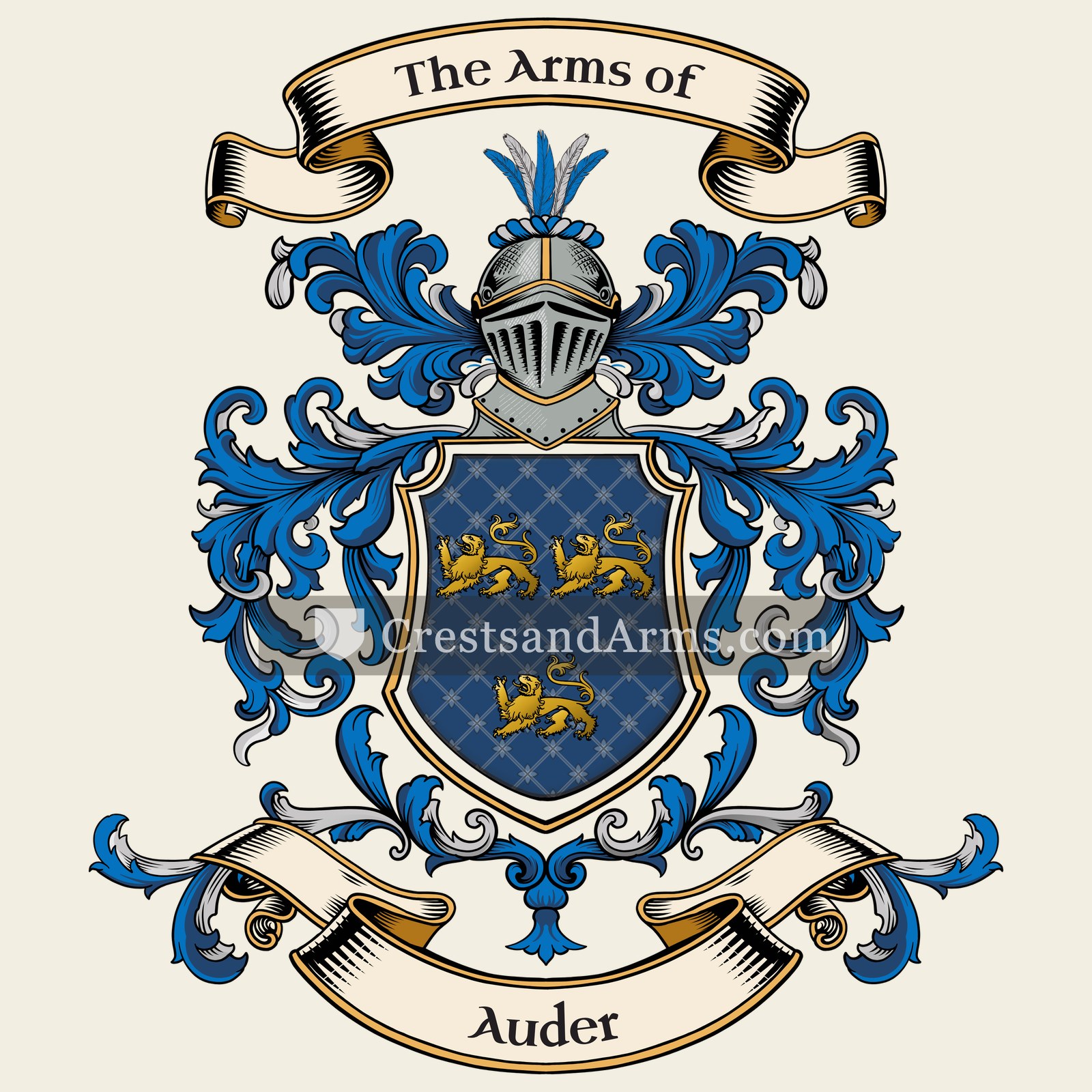 The Auder coat of arms