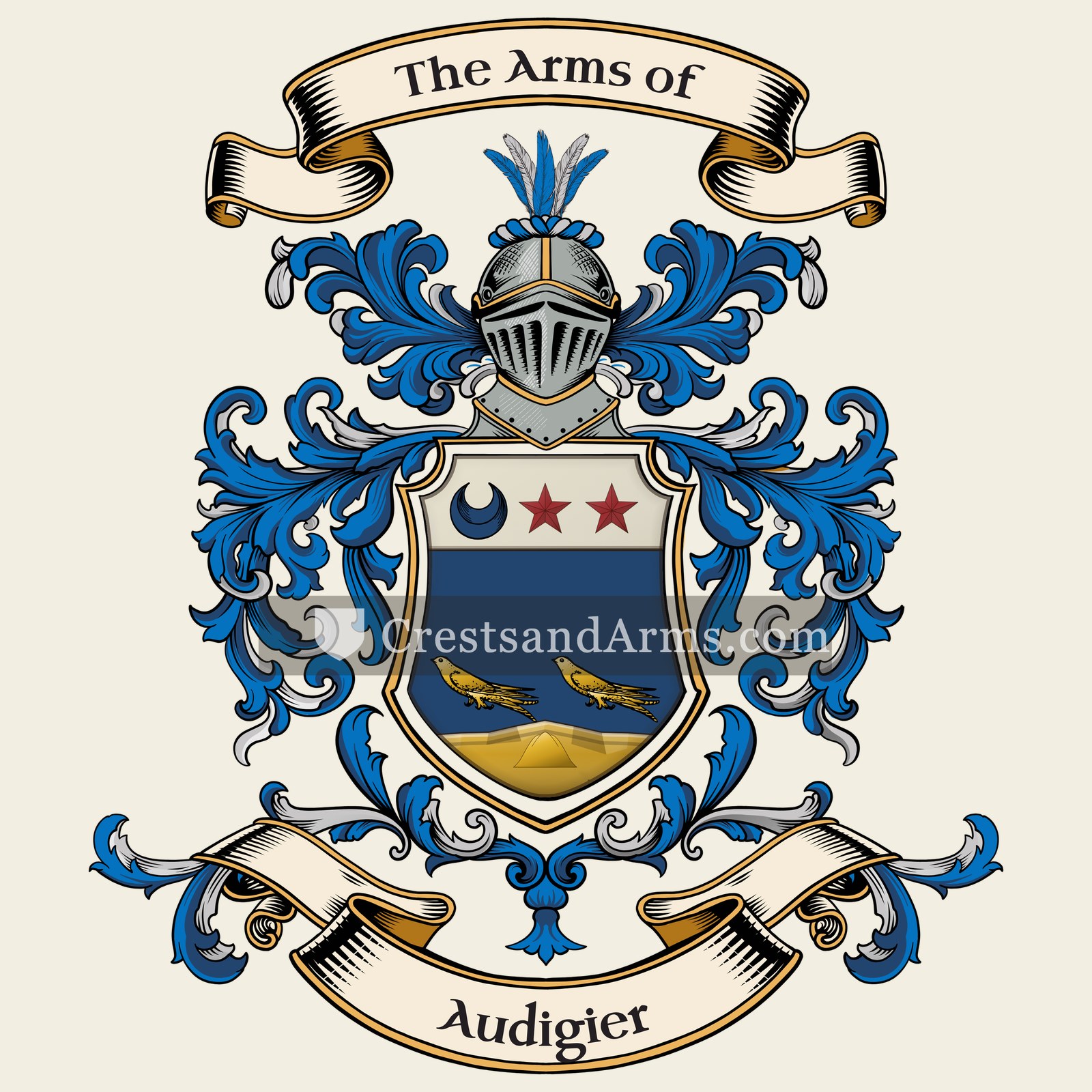 The Audigier coat of arms