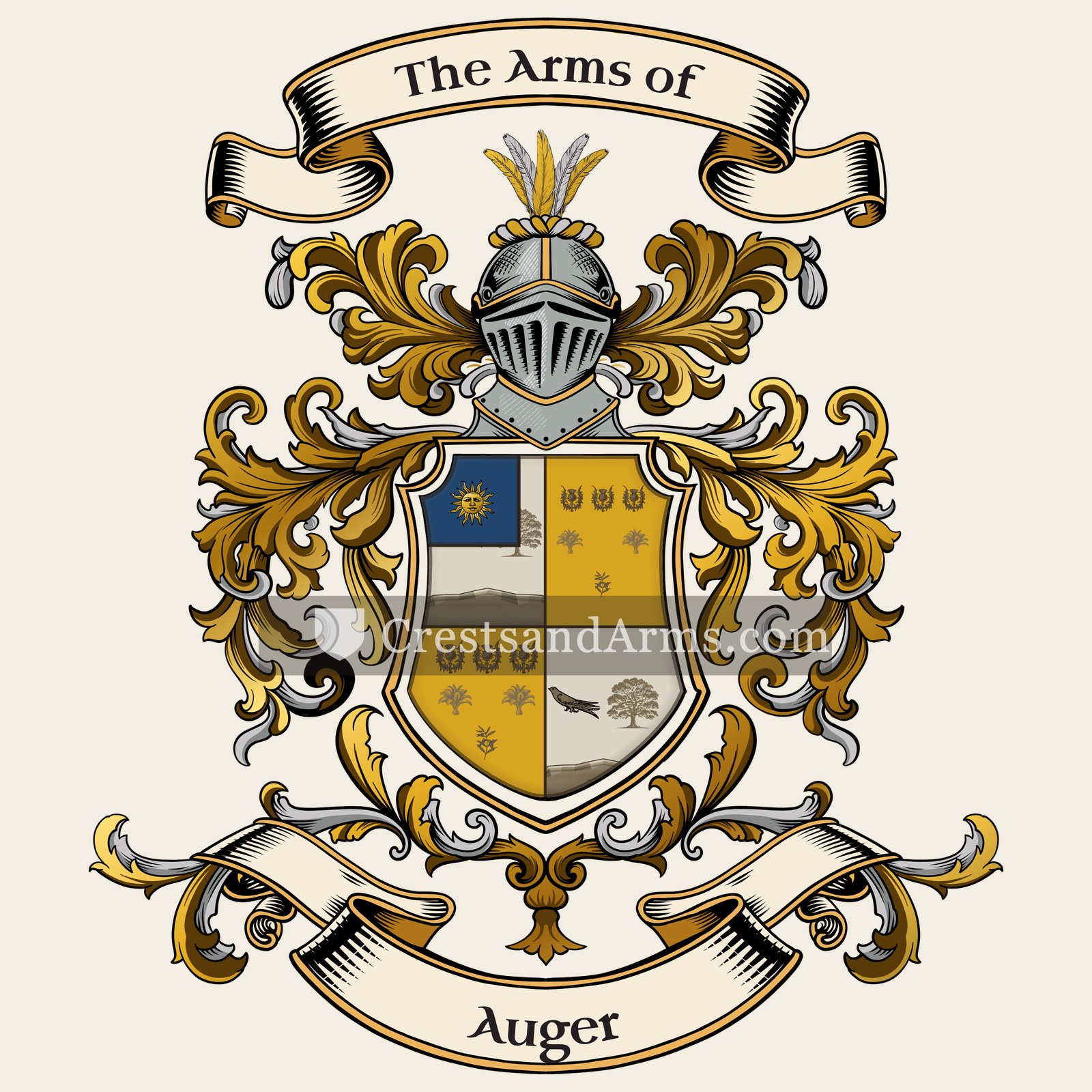 The Auger coat of arms