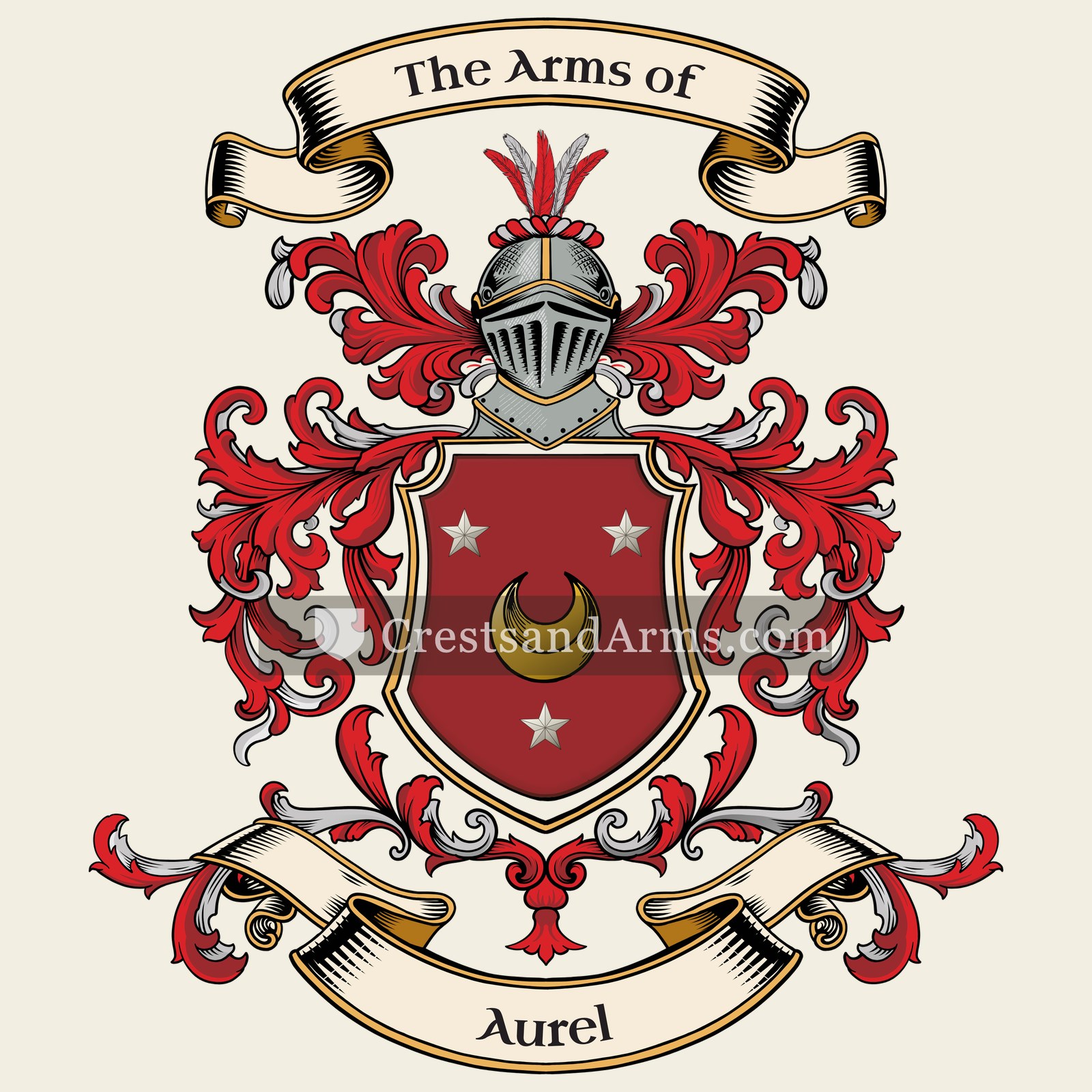 The Aurel coat of arms