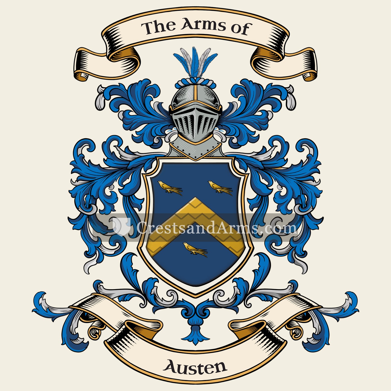 The Austen coat of arms