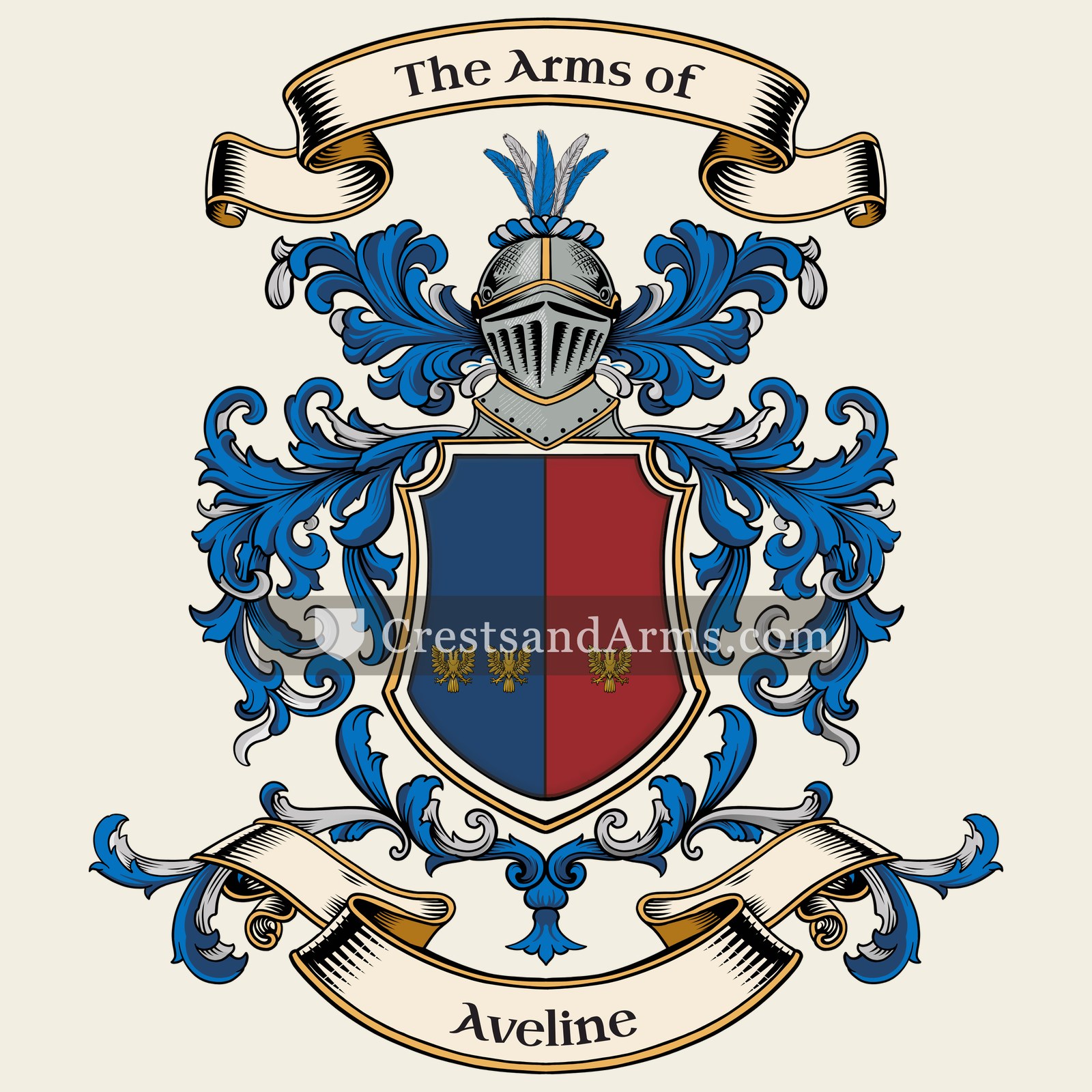 The Aveline coat of arms