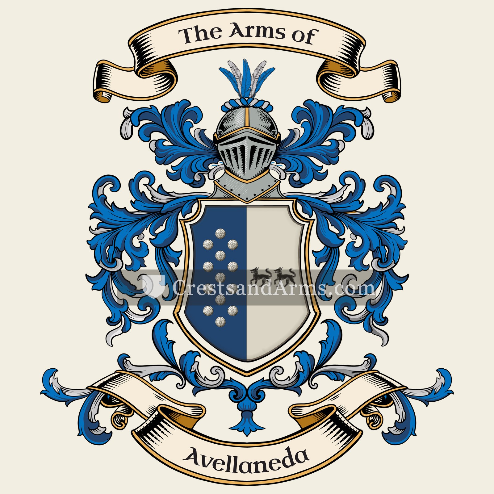 The Avellaneda coat of arms
