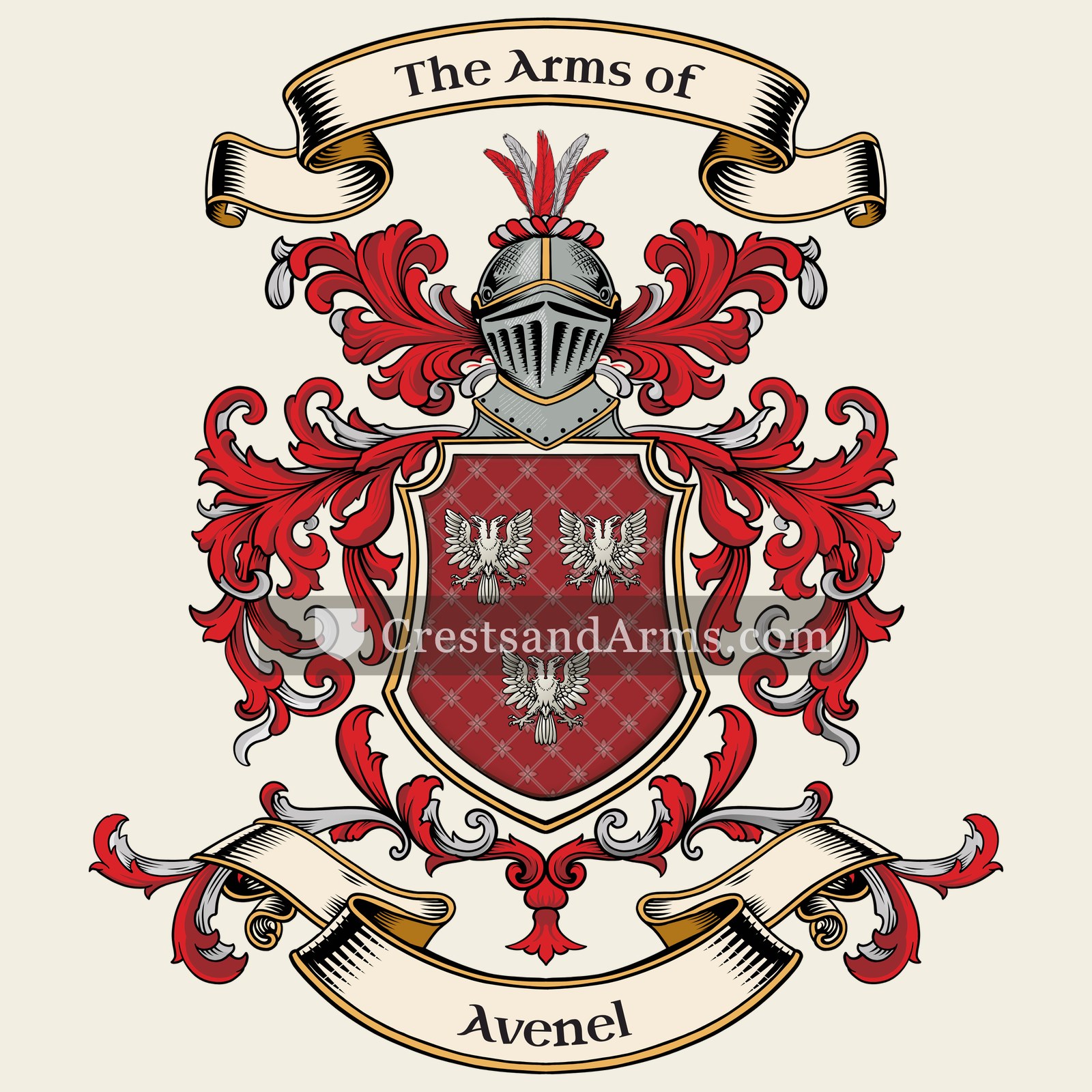 The Avenel coat of arms