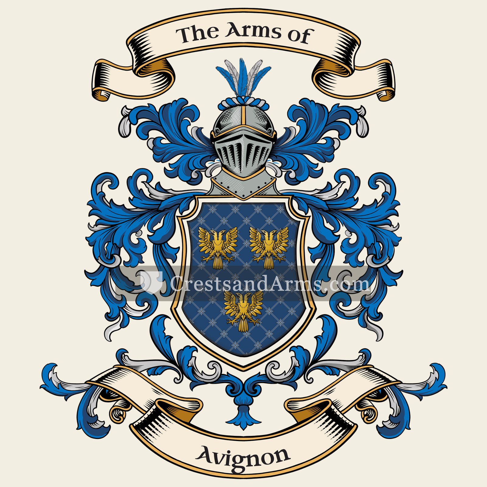 The Avignon coat of arms