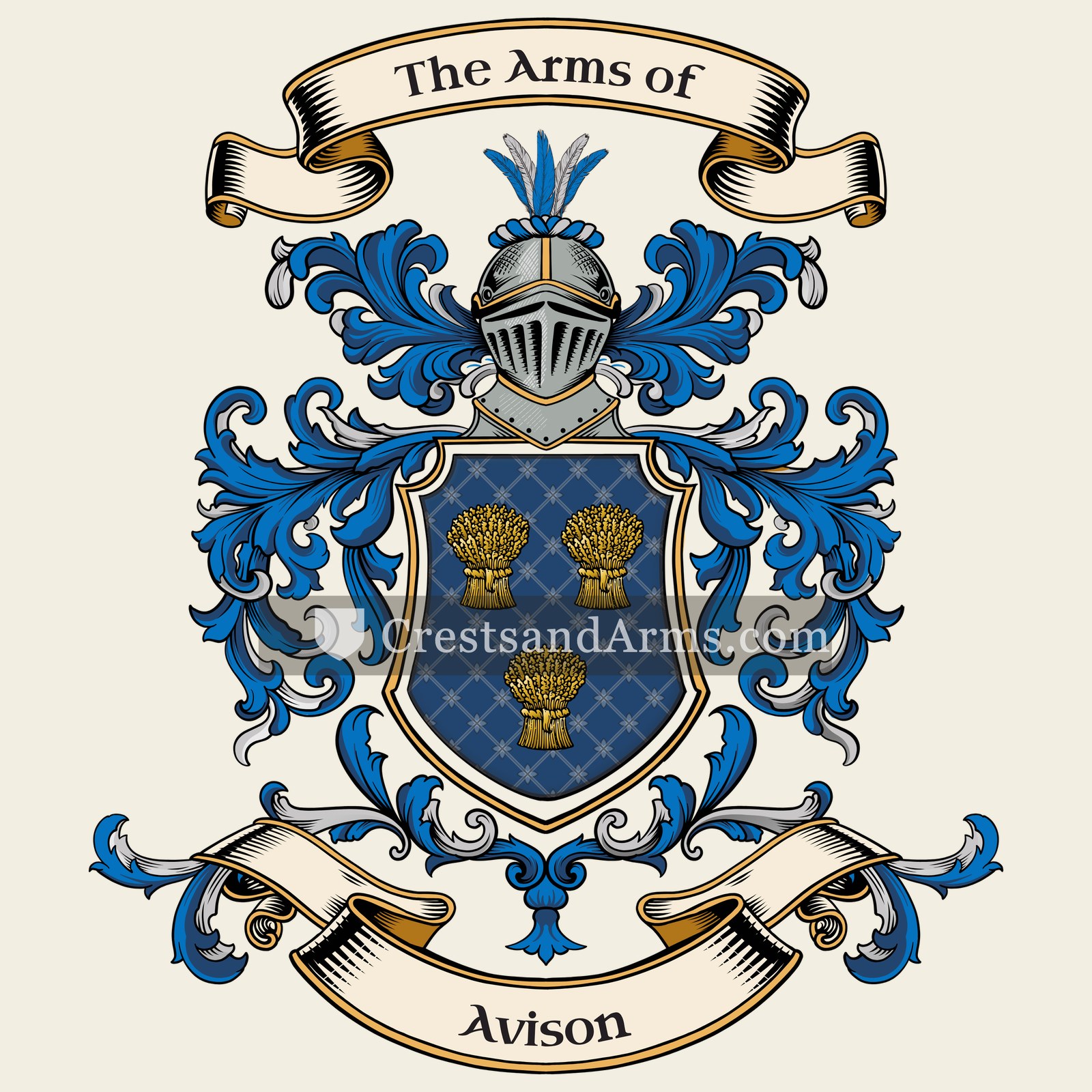 The Avison coat of arms