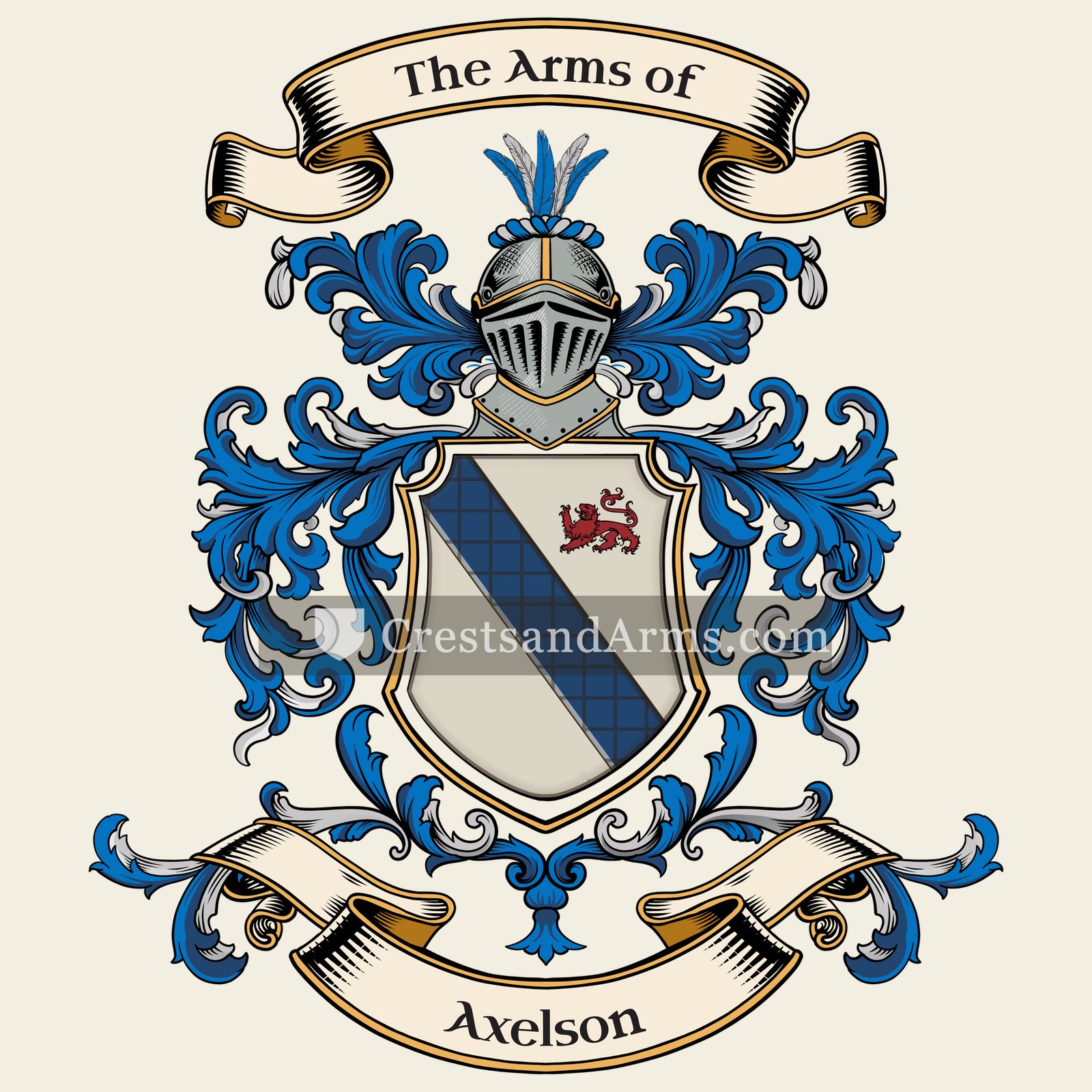 The Axelson coat of arms