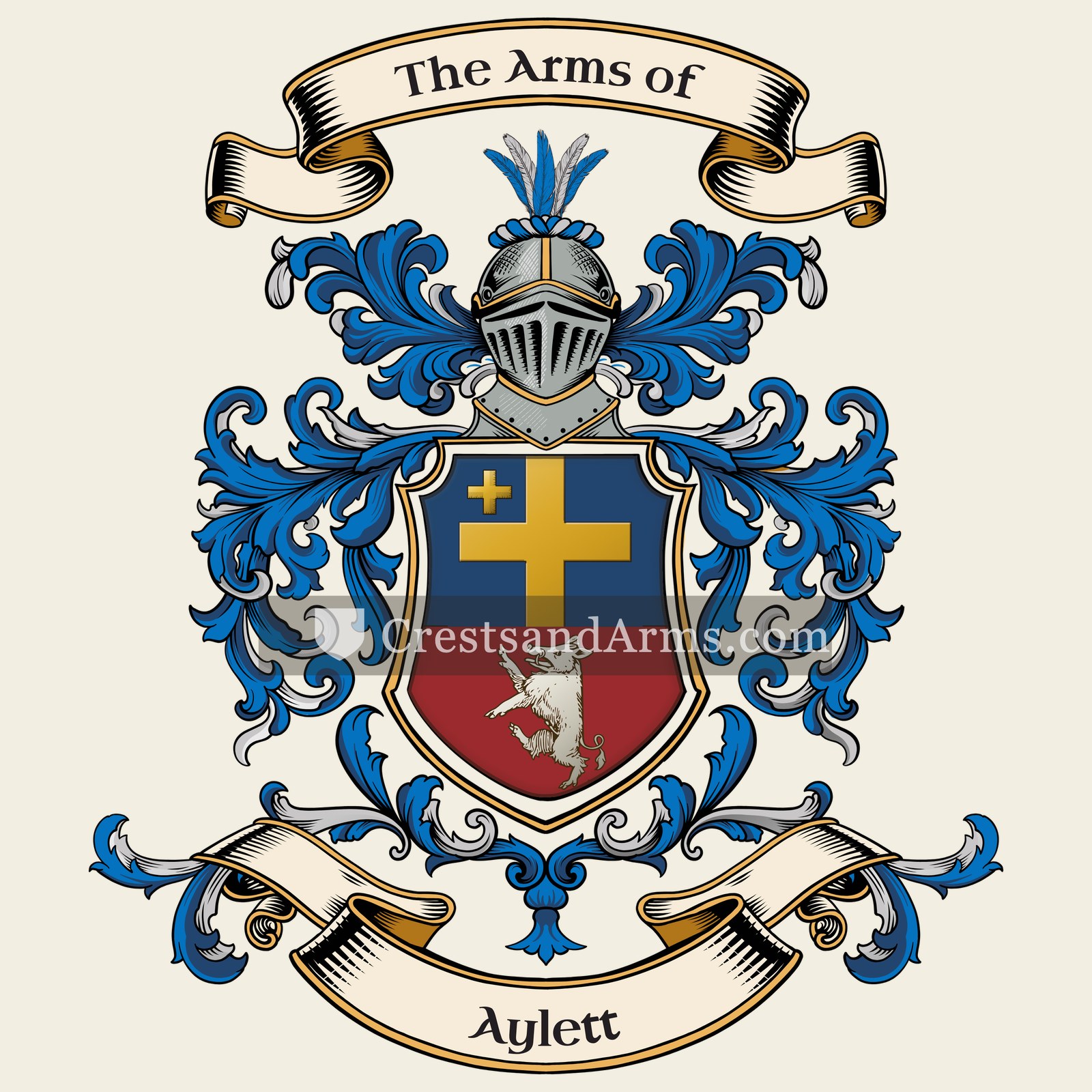 The Aylett coat of arms