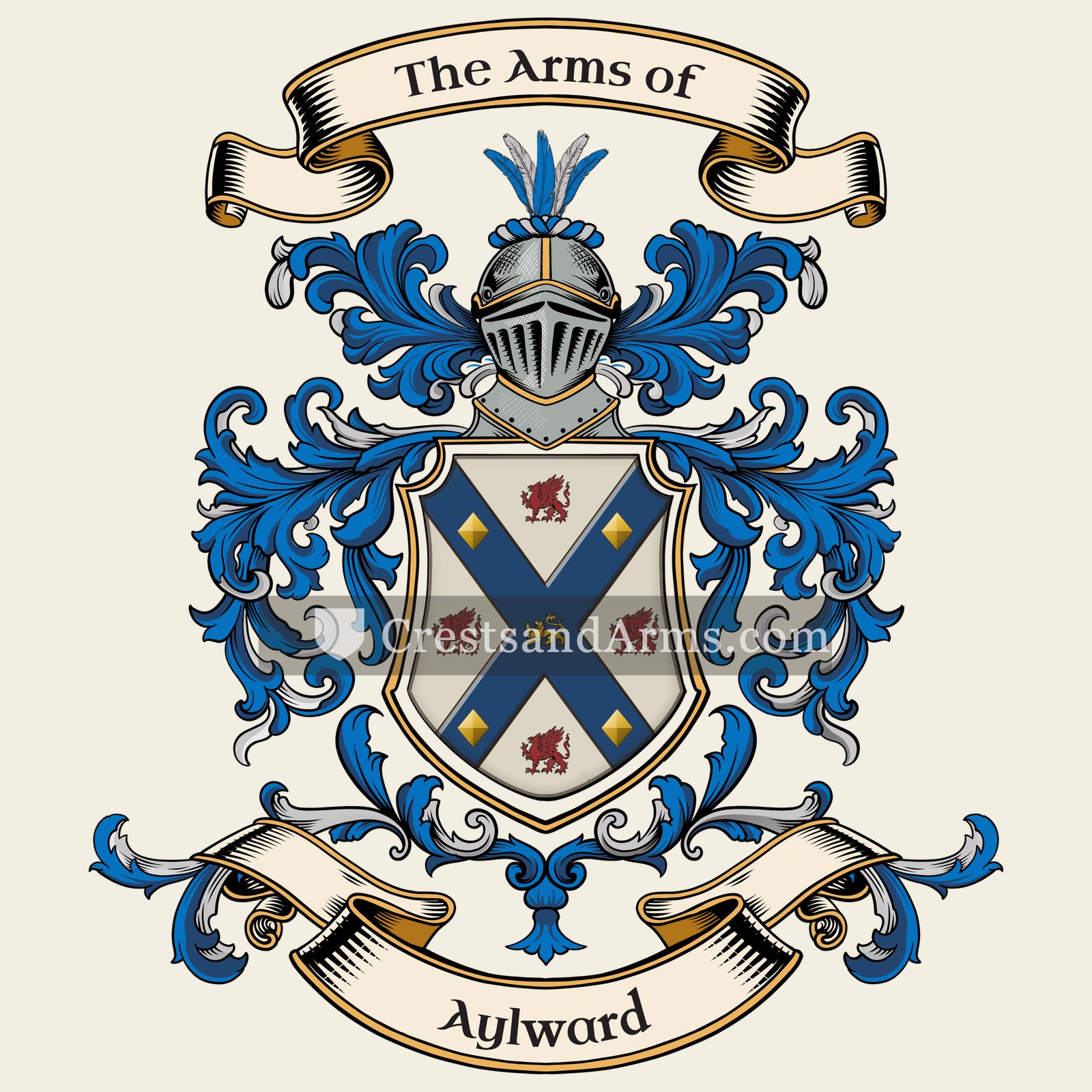 The Aylward coat of arms