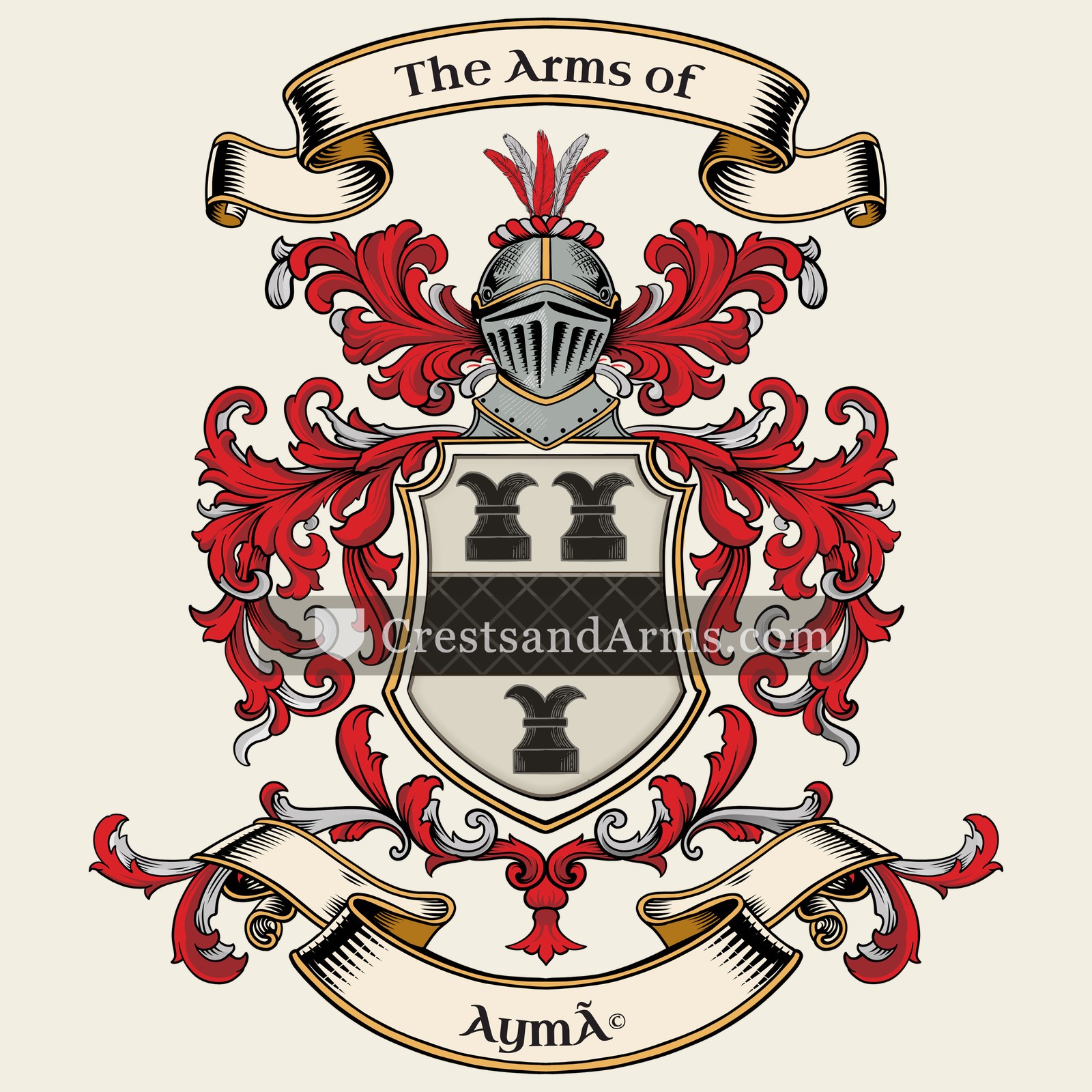 The Aymé coat of arms