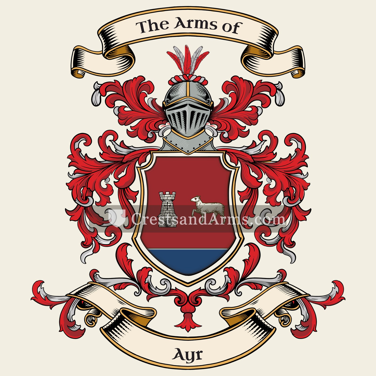 The Ayr coat of arms