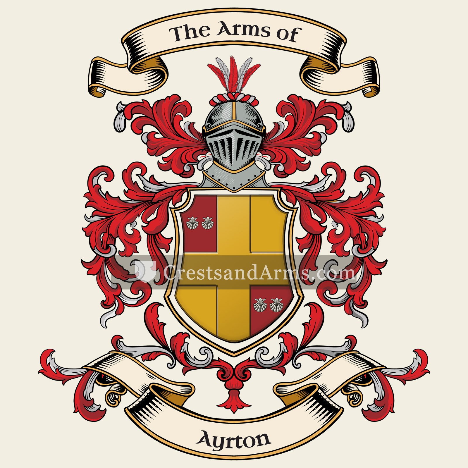 The Ayrton coat of arms