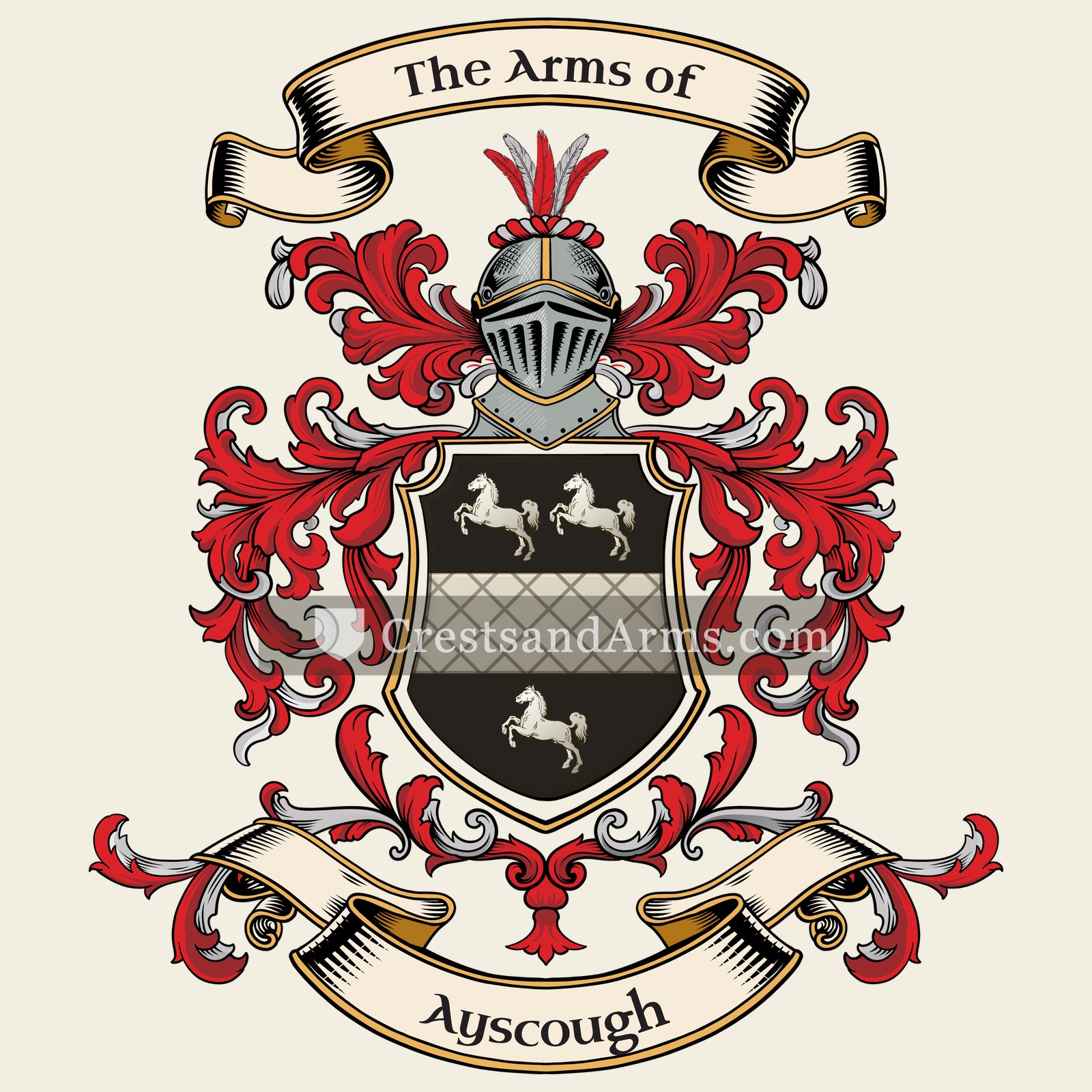 The Ayscough coat of arms