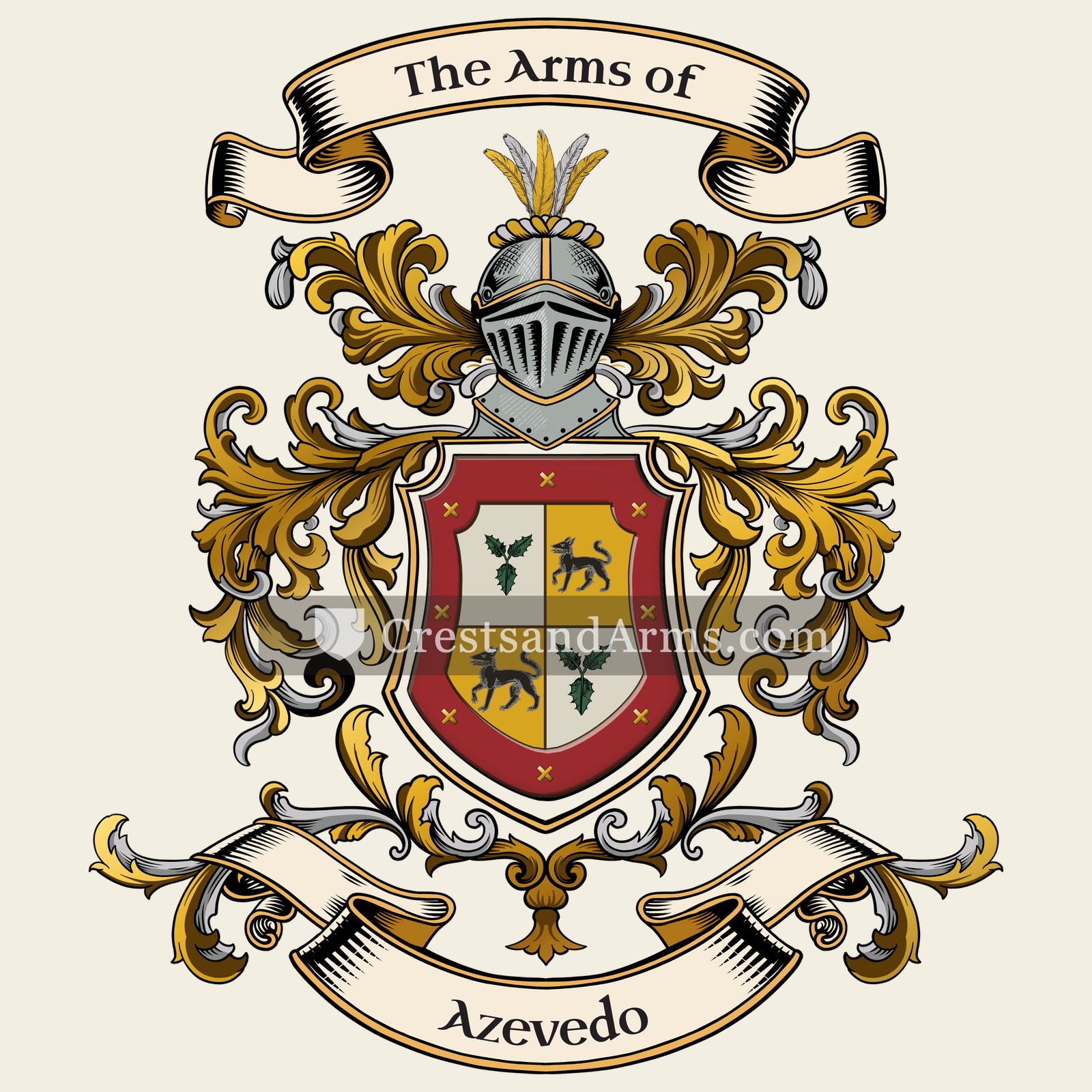 The Azevedo coat of arms