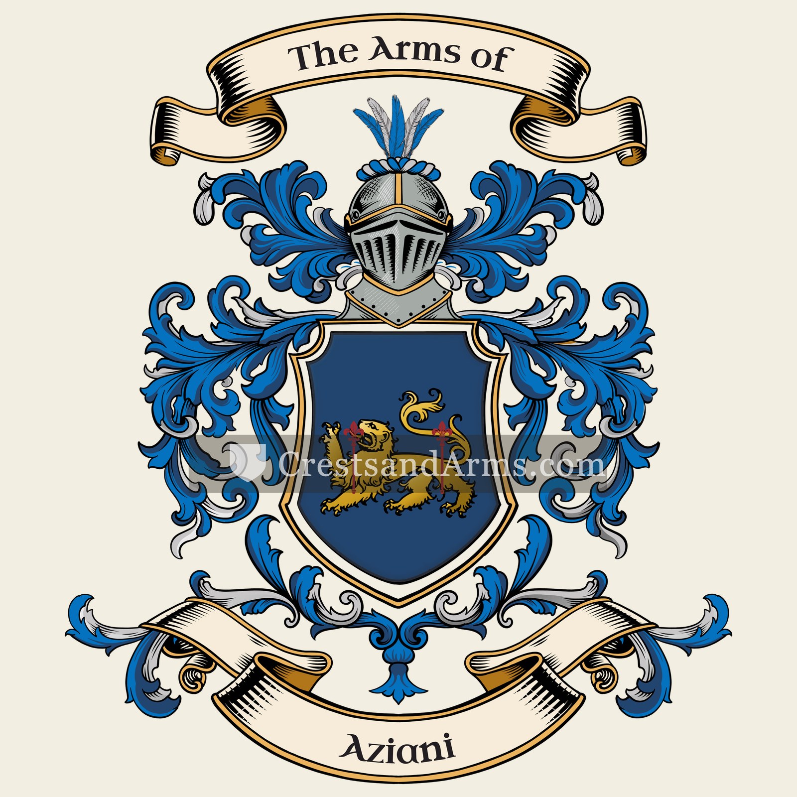 The Aziani coat of arms