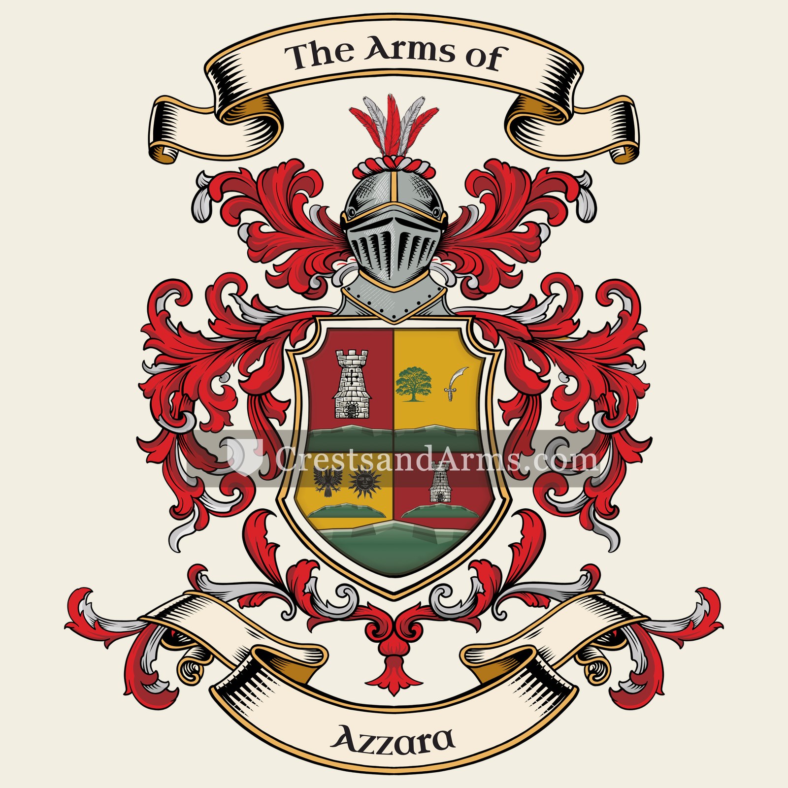 The Azzara coat of arms