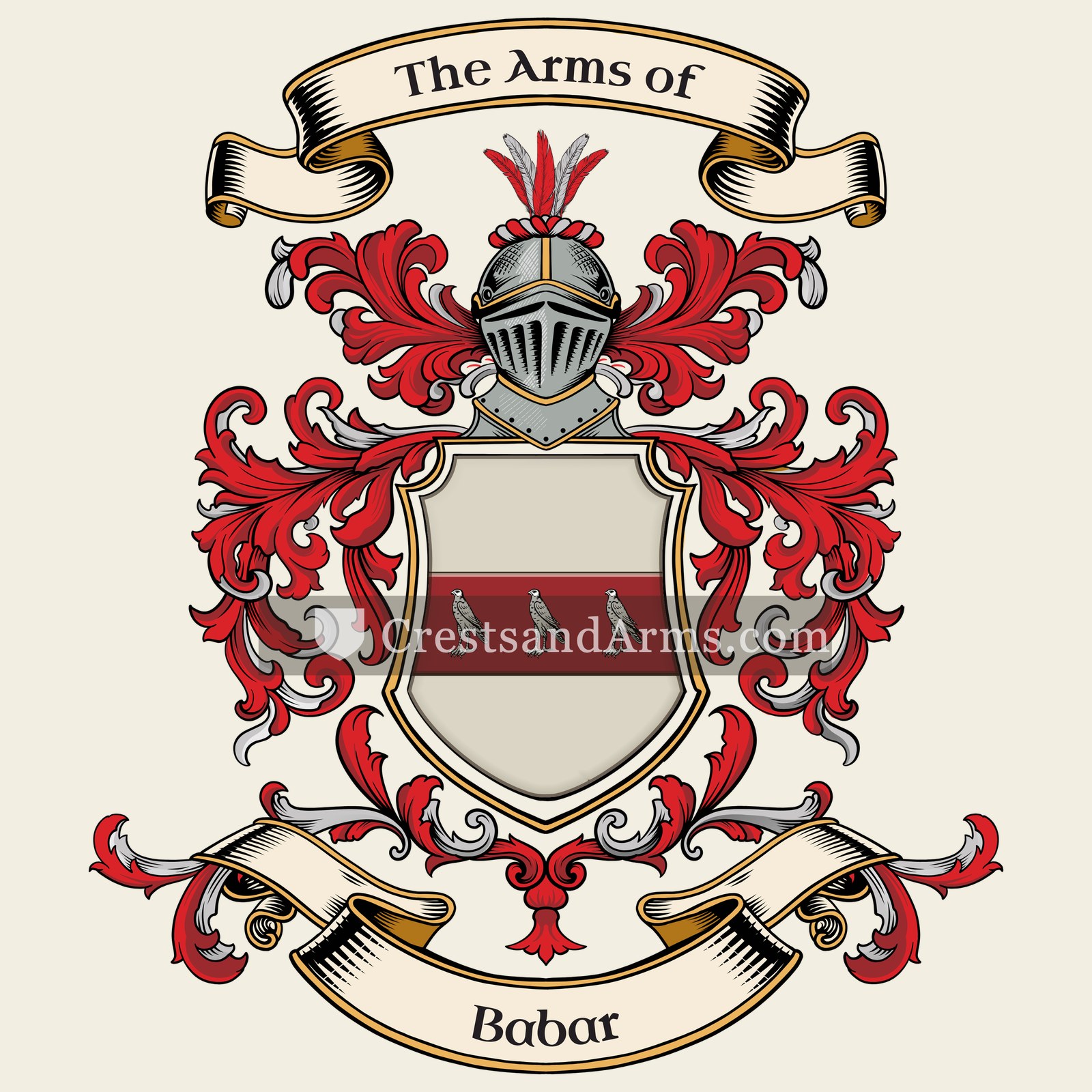 The Babar coat of arms
