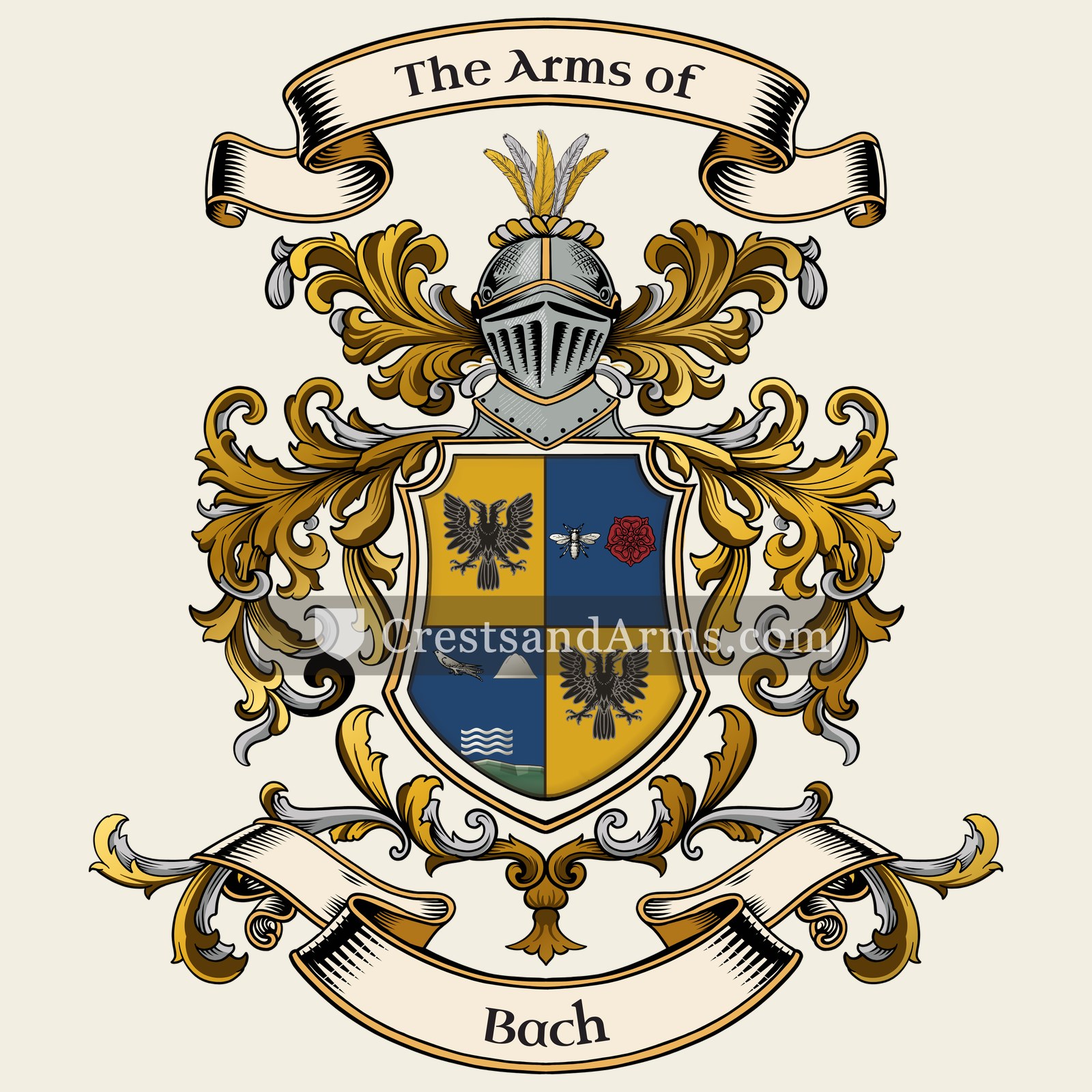 The Bach coat of arms