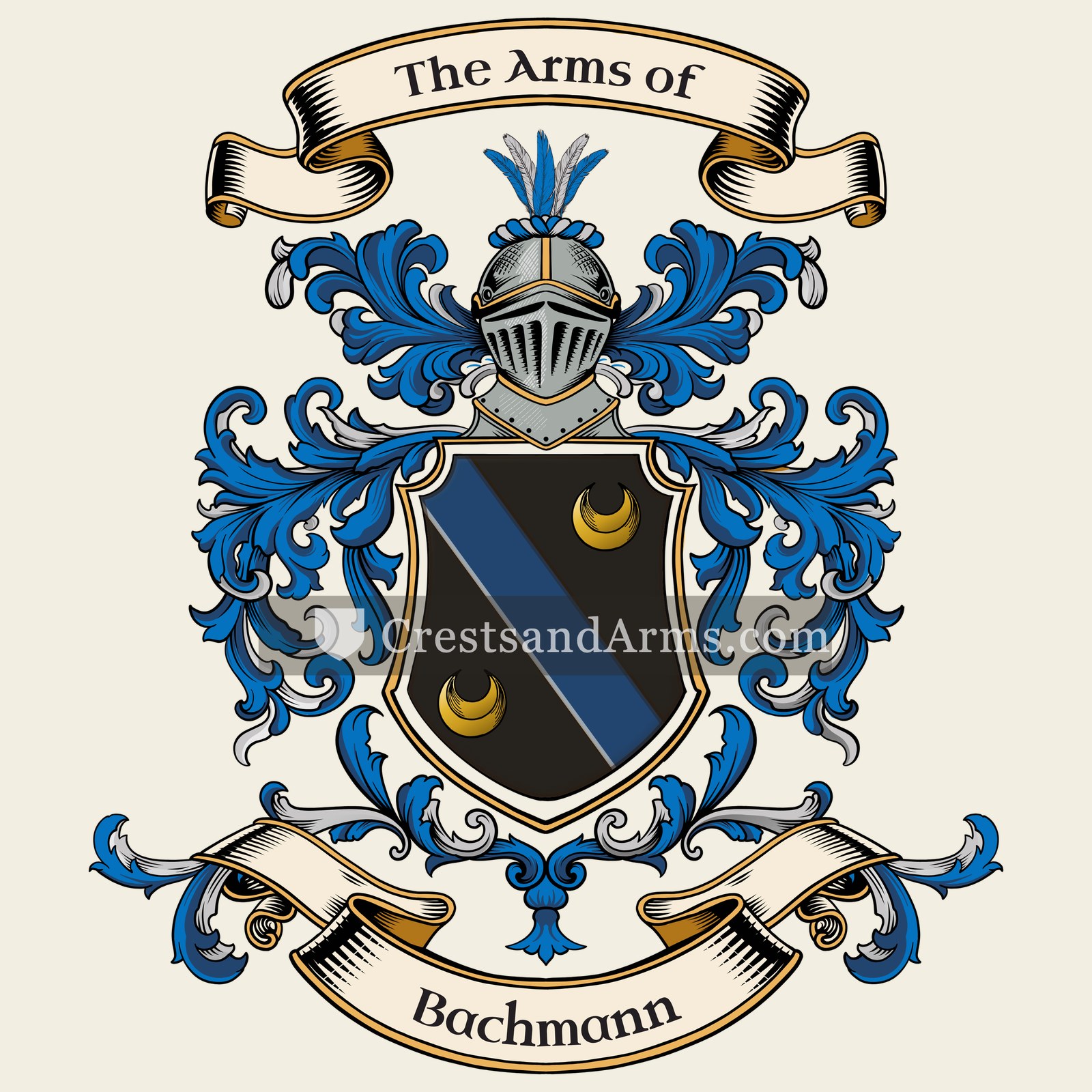 The Bachmann coat of arms