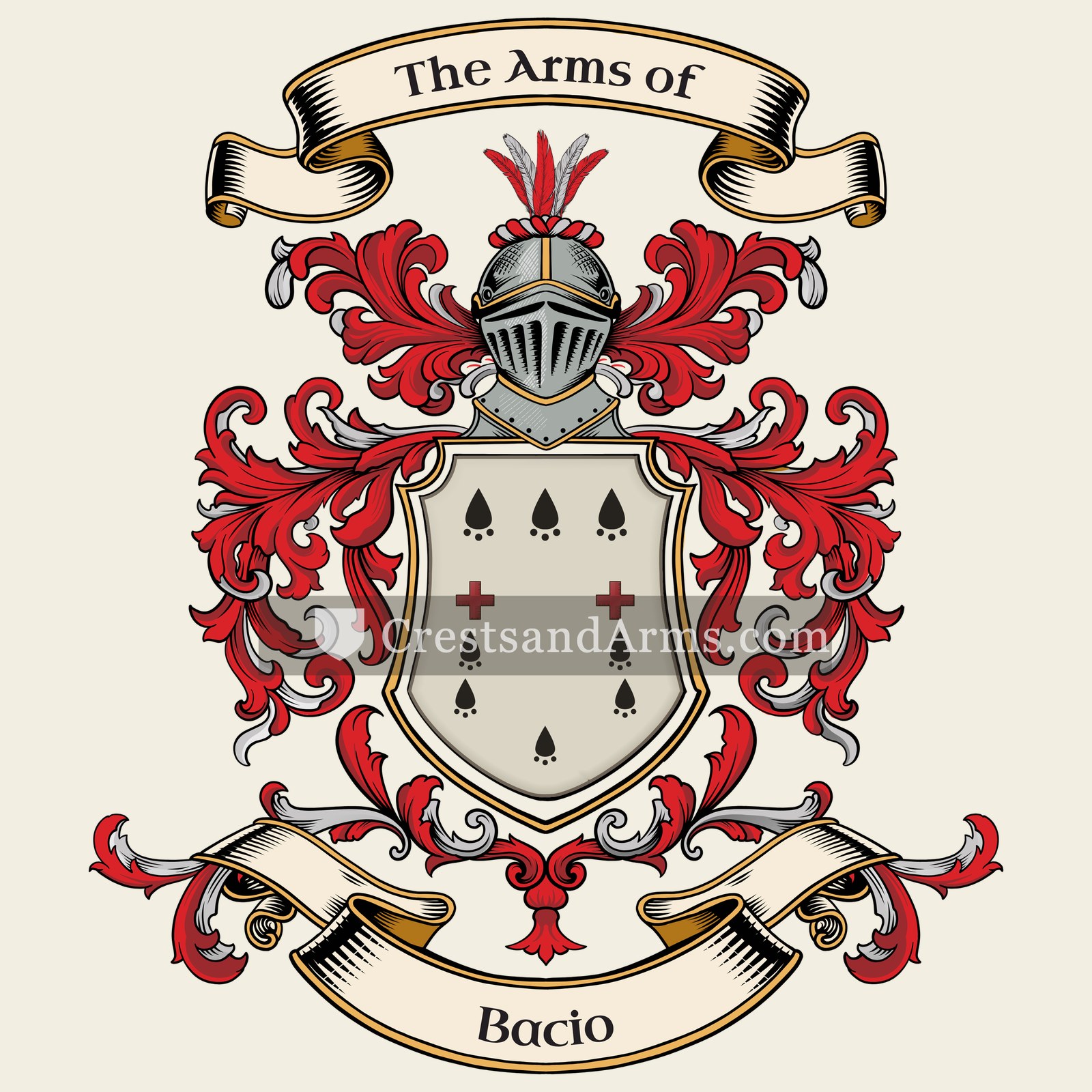 The Bacio coat of arms