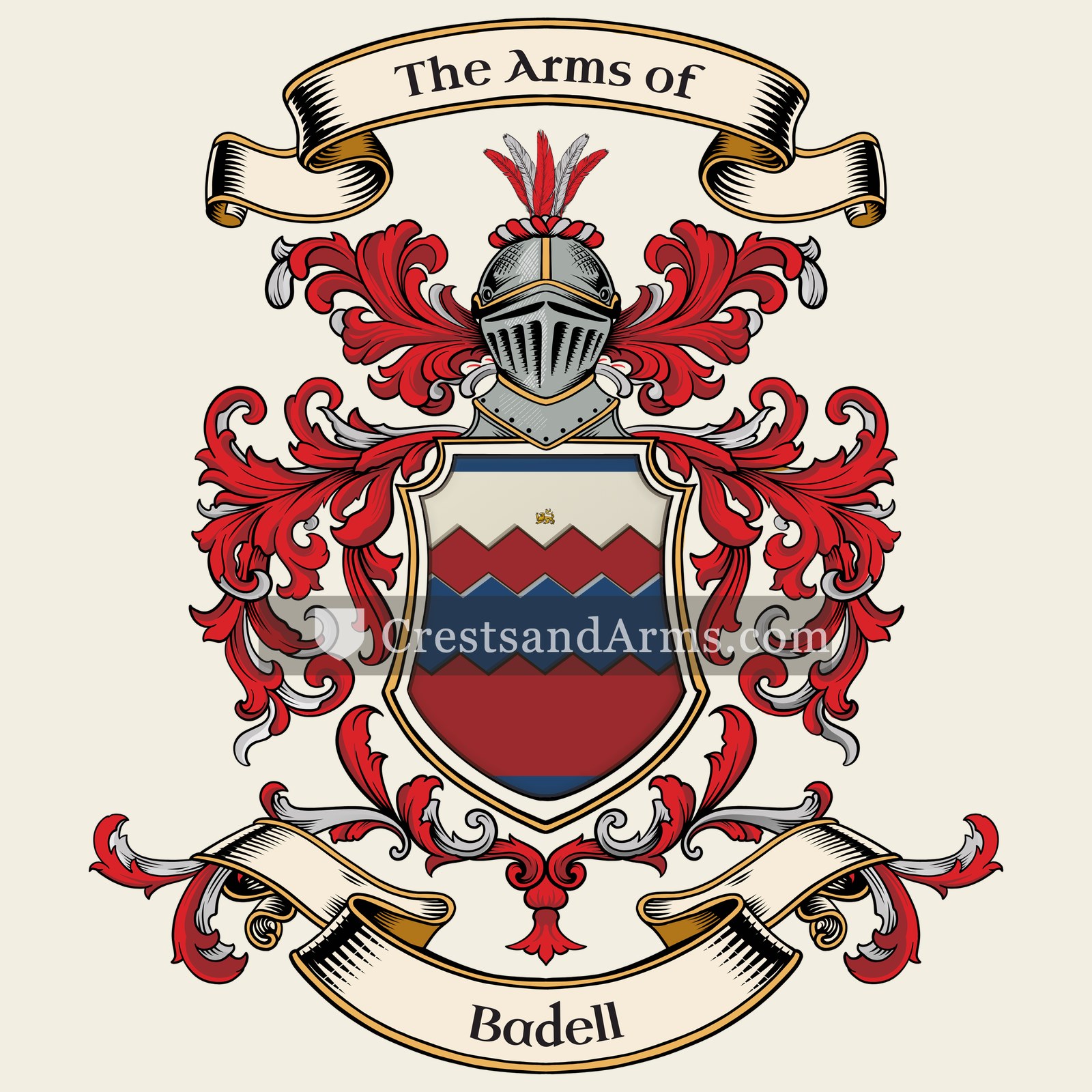 The Badell coat of arms