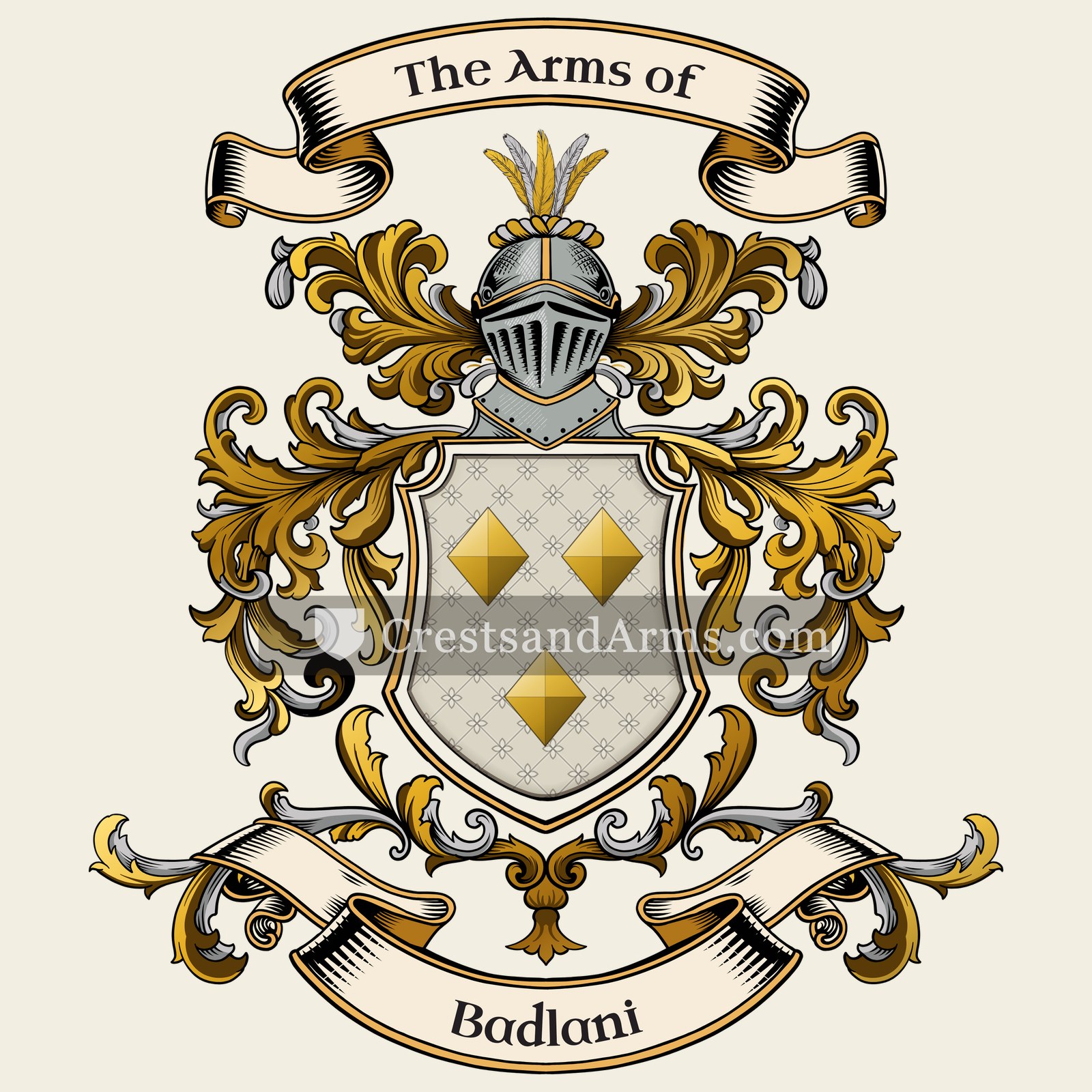 The Badlani coat of arms