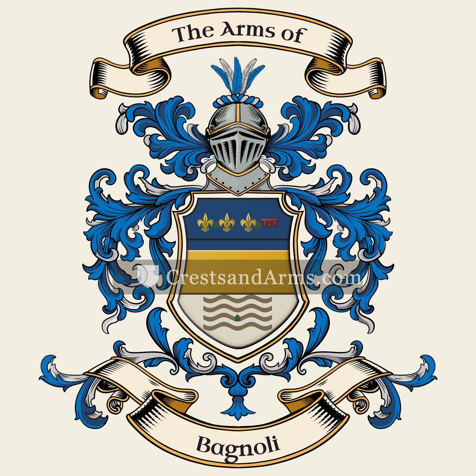The Bagnoli coat of arms