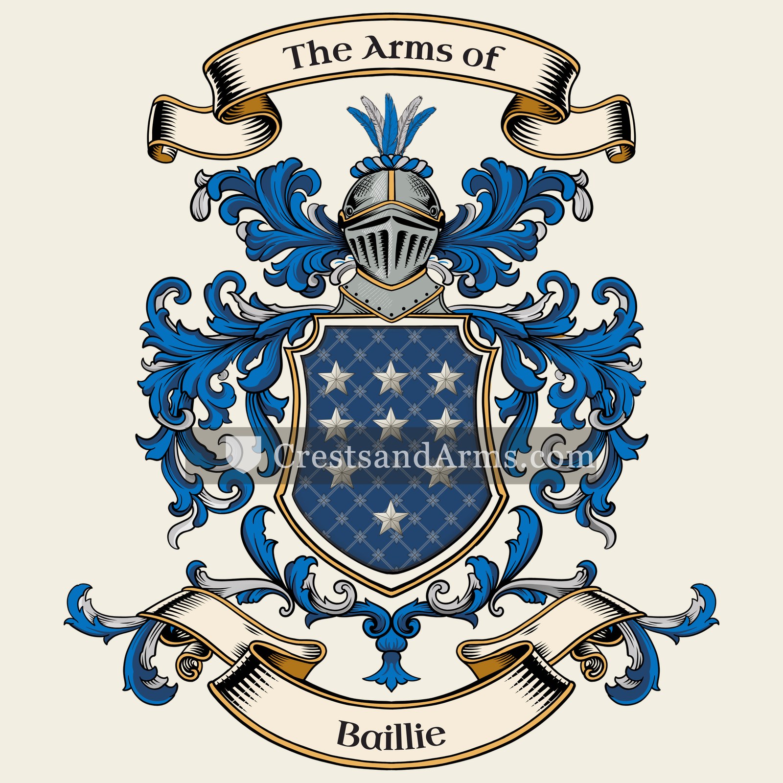 The Baillie coat of arms