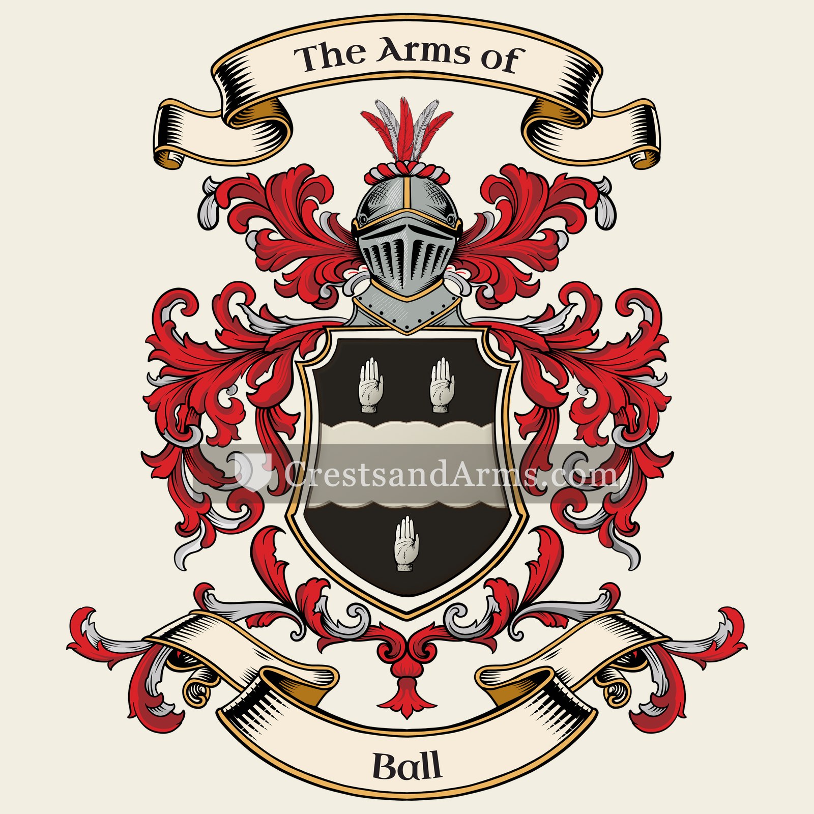 The Ball coat of arms