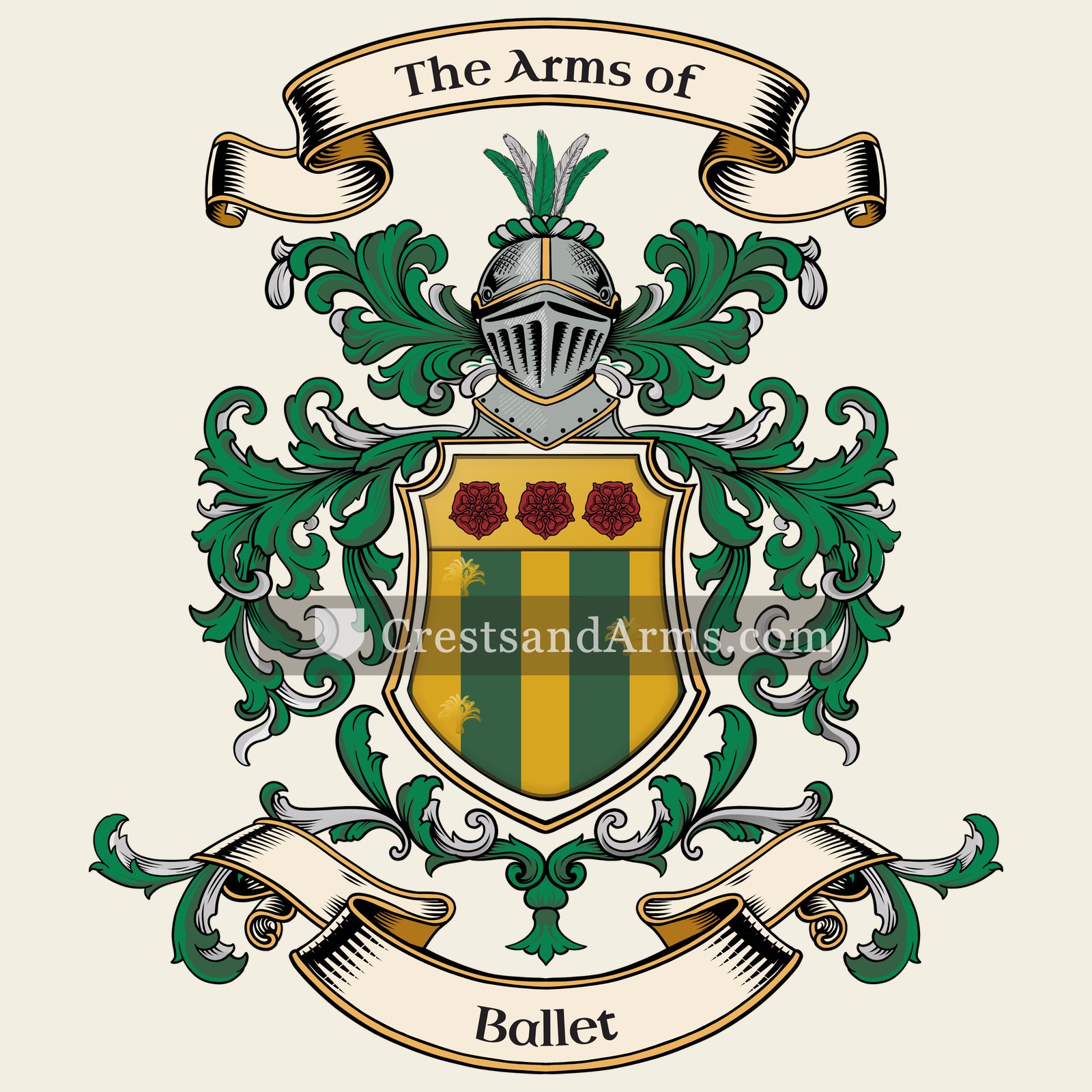 The Ballet coat of arms
