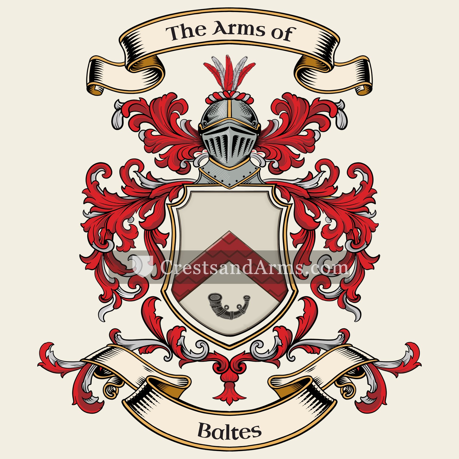 The Baltes coat of arms