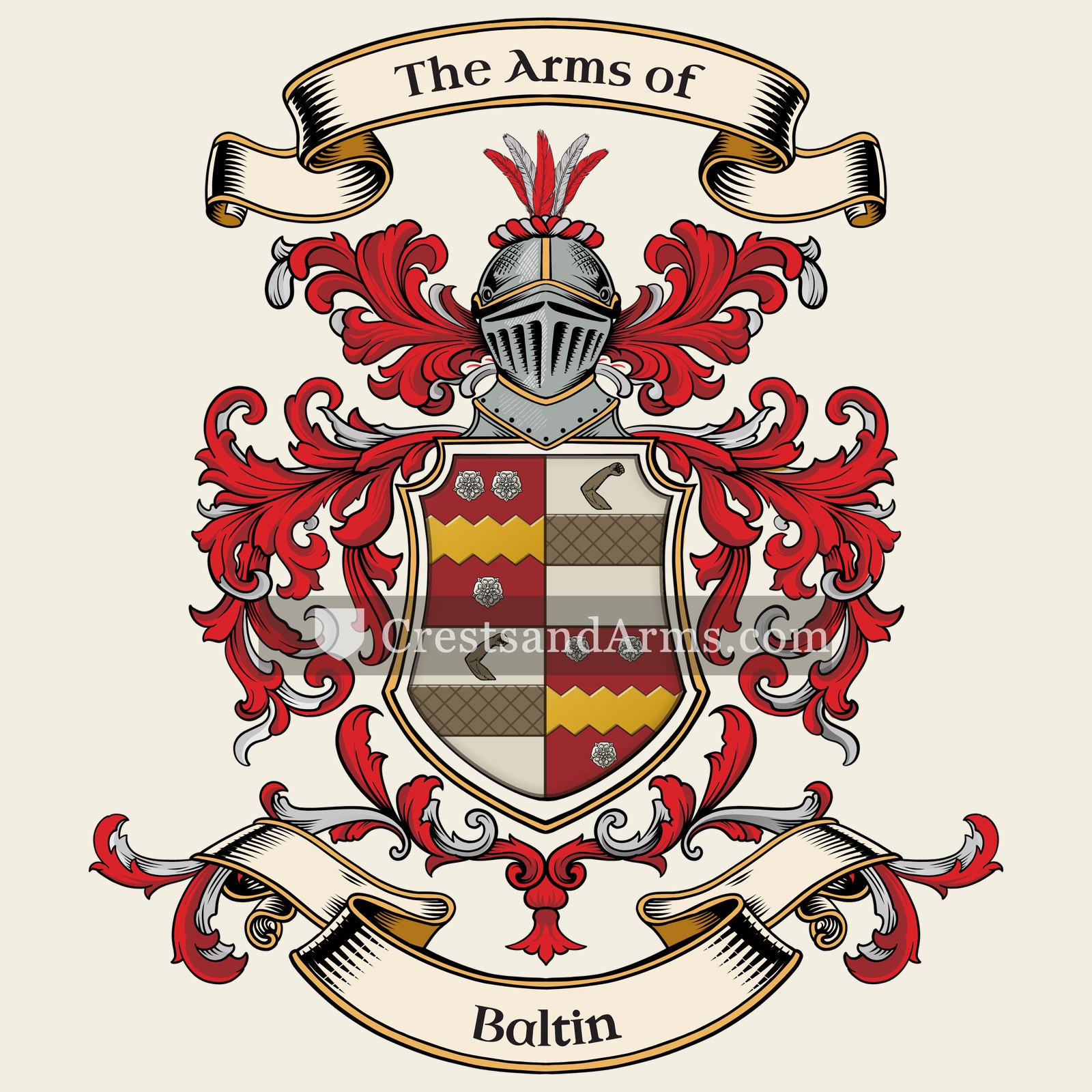 The Baltin coat of arms
