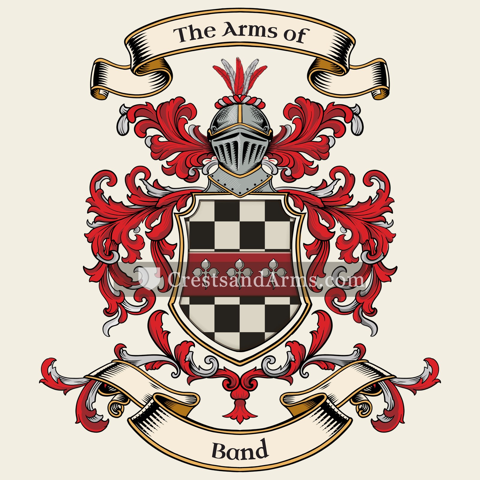 The Band coat of arms