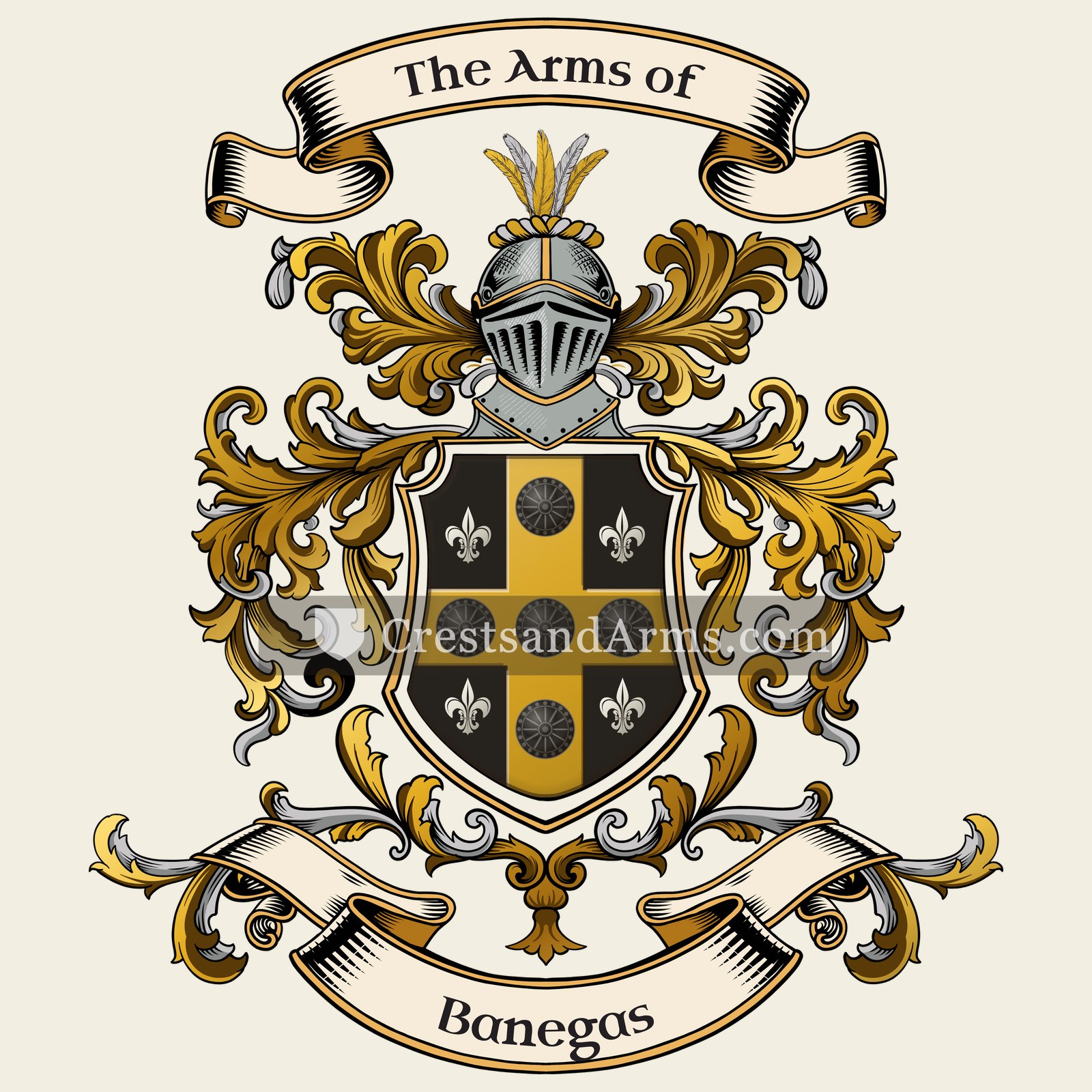 The Banegas coat of arms