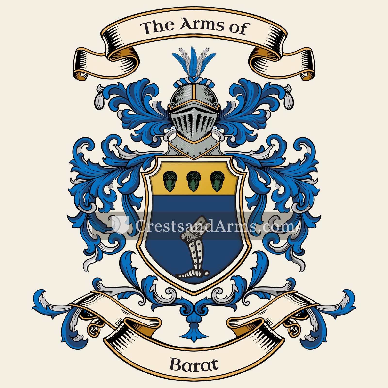 The Barat coat of arms