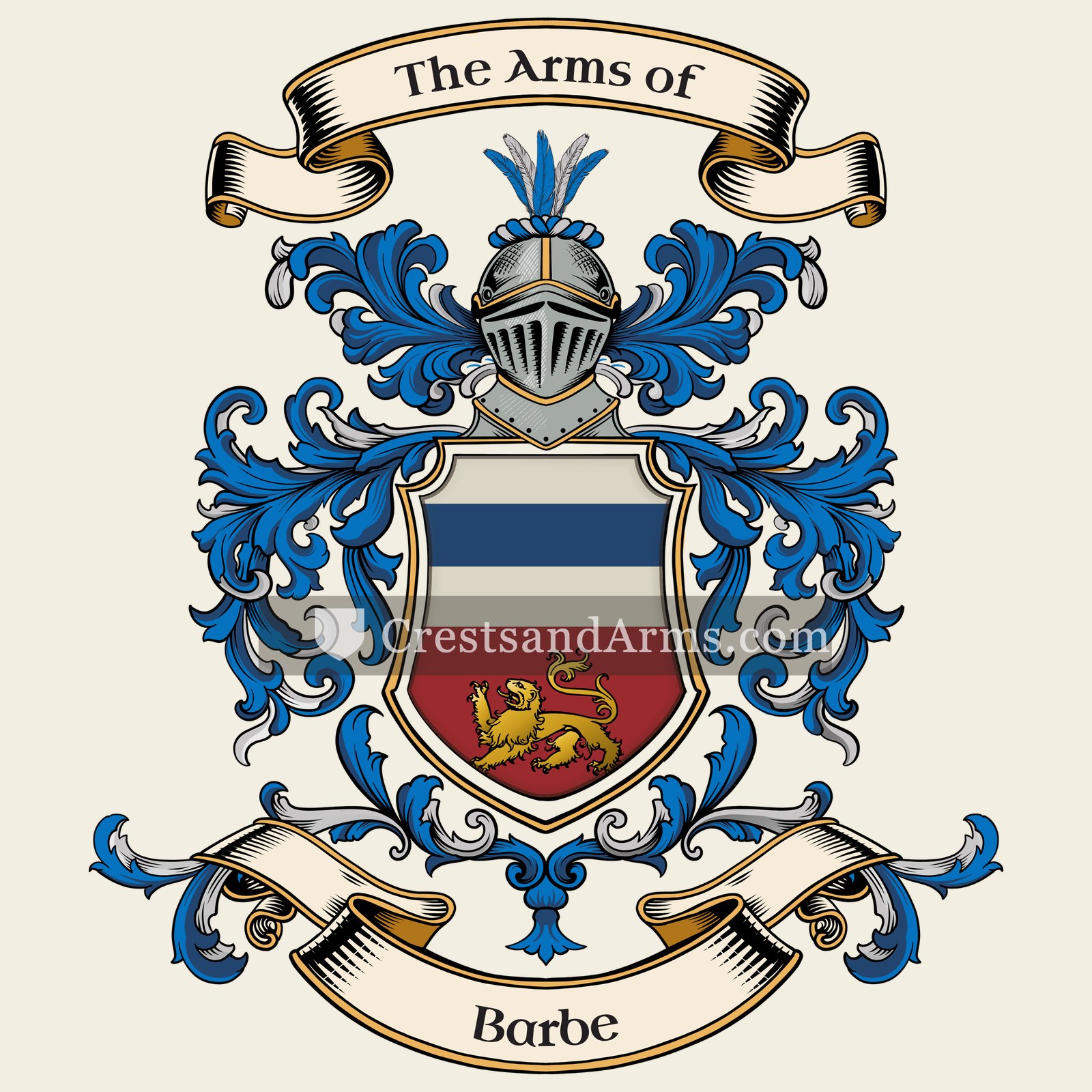The Barbe coat of arms